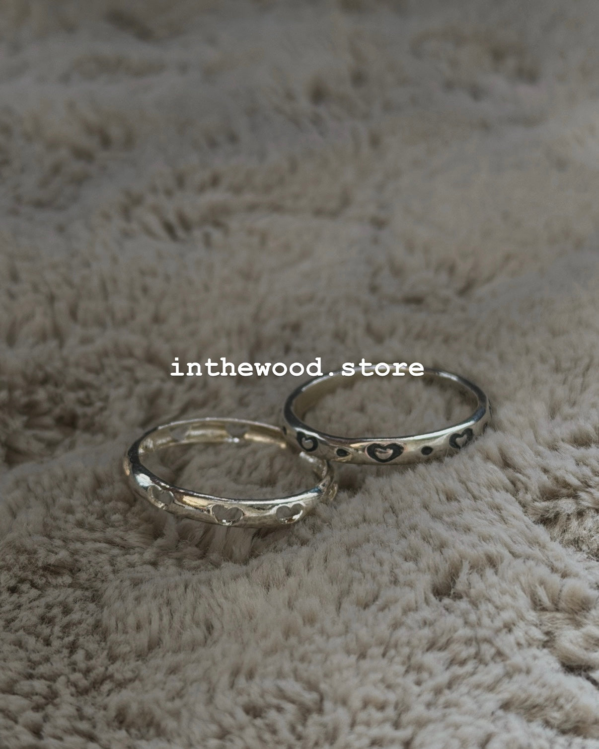 [Handmade 925silver] Mini Heart Hole Ring