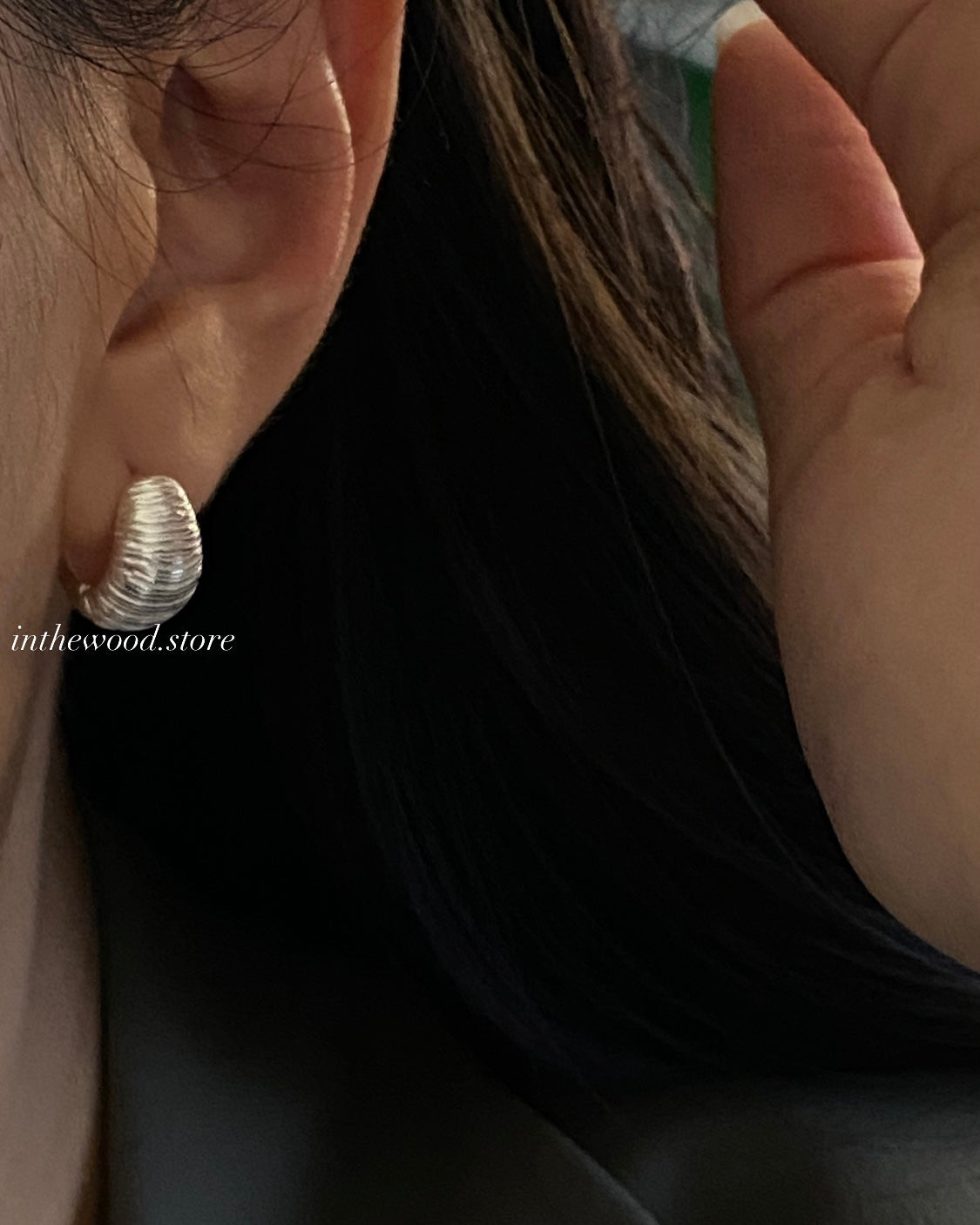 [925silver] Mix Shell Earrings