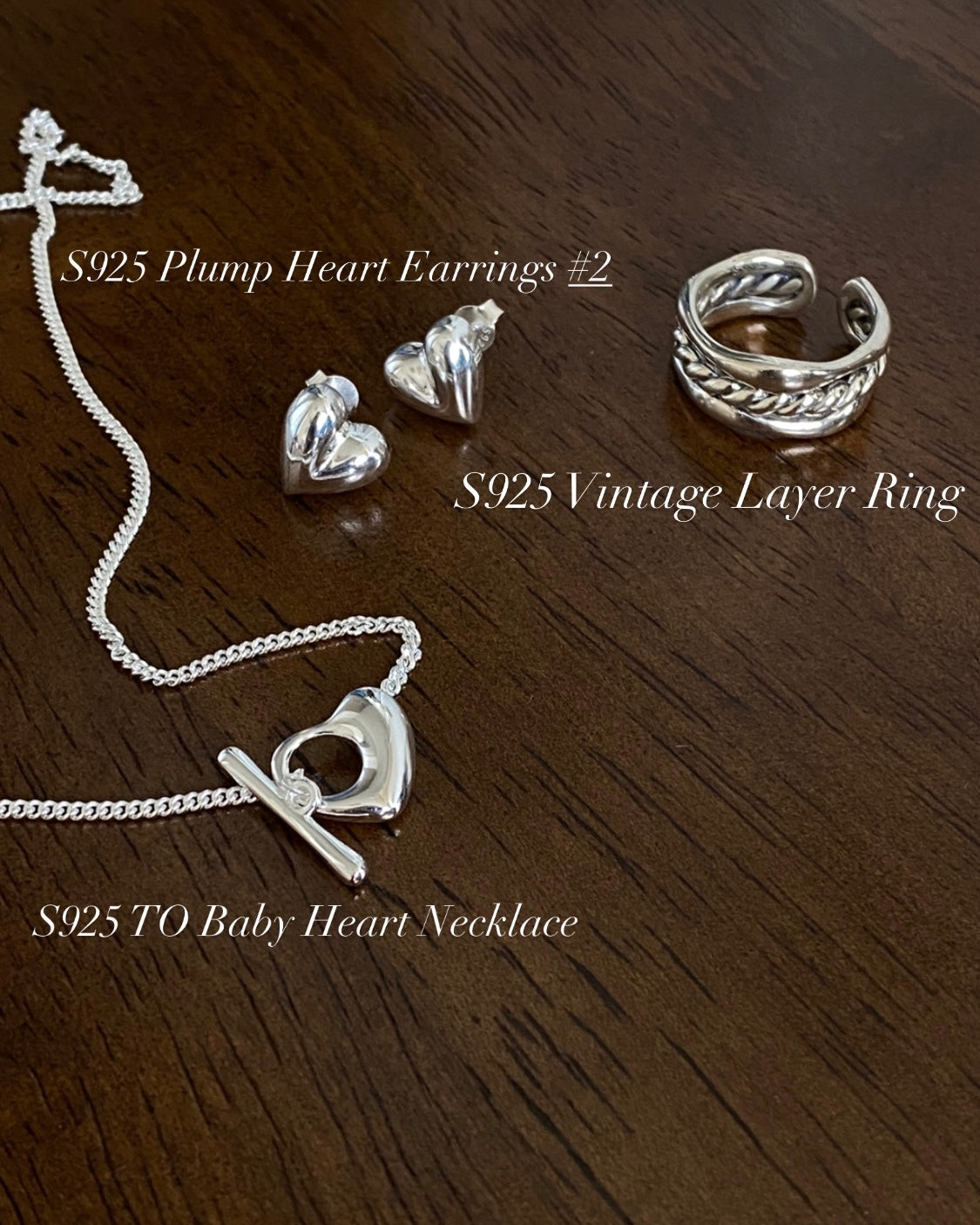 推薦款📣[925silver] TO Baby Heart Necklace