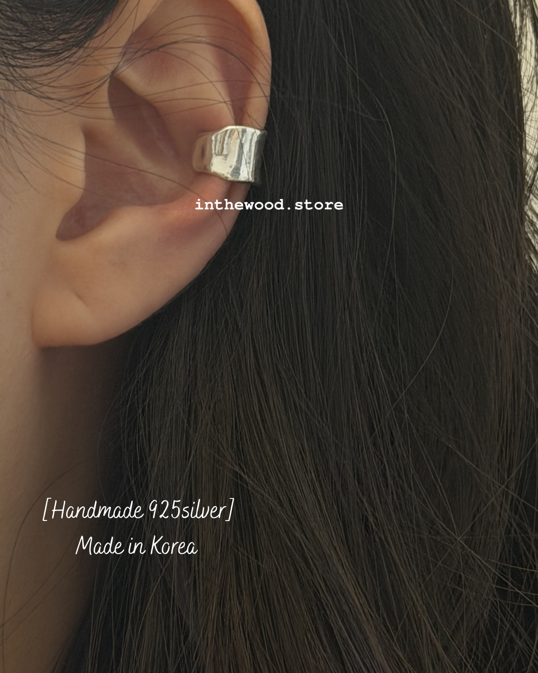 [Handmade 925silver] Paper Band Ear Cuff