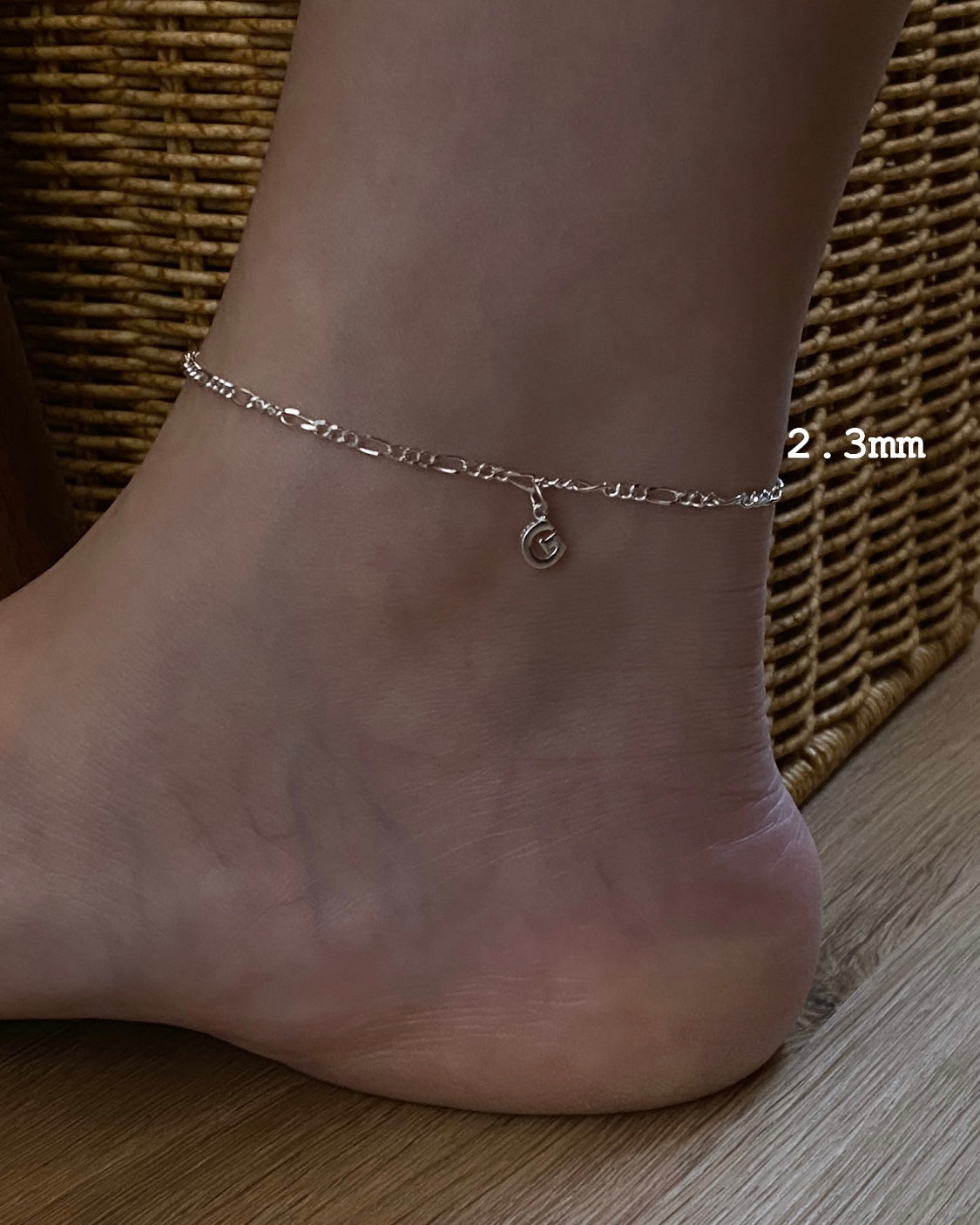 [925silver] Basic Splice Anklet