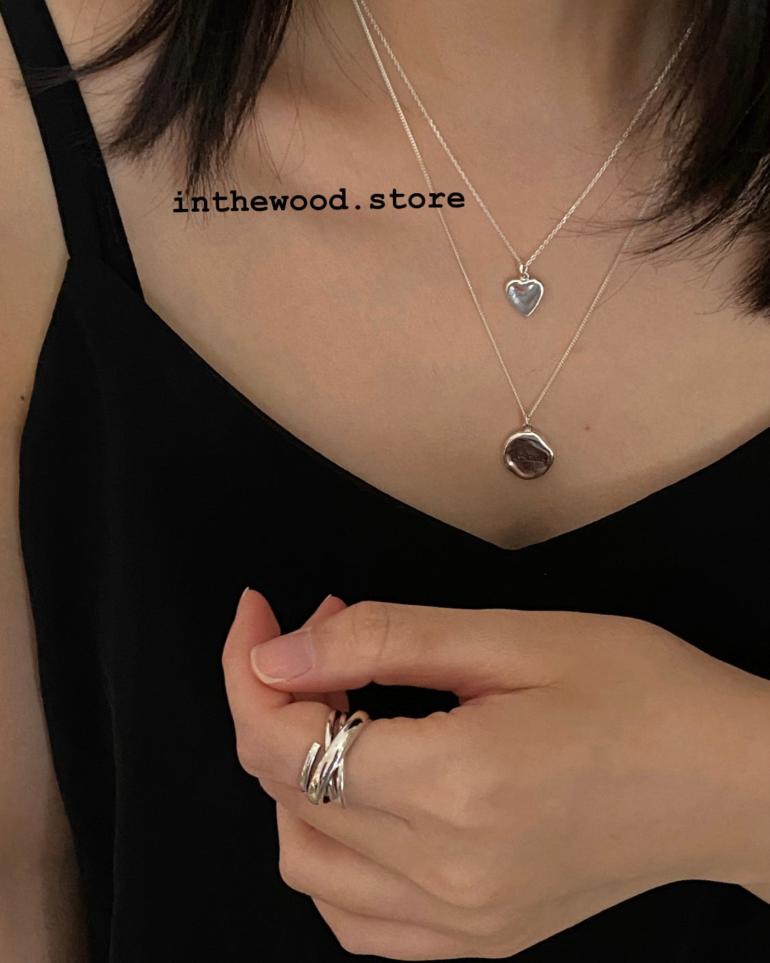 [Handmade 925silver] Customized Engraving Love Necklace