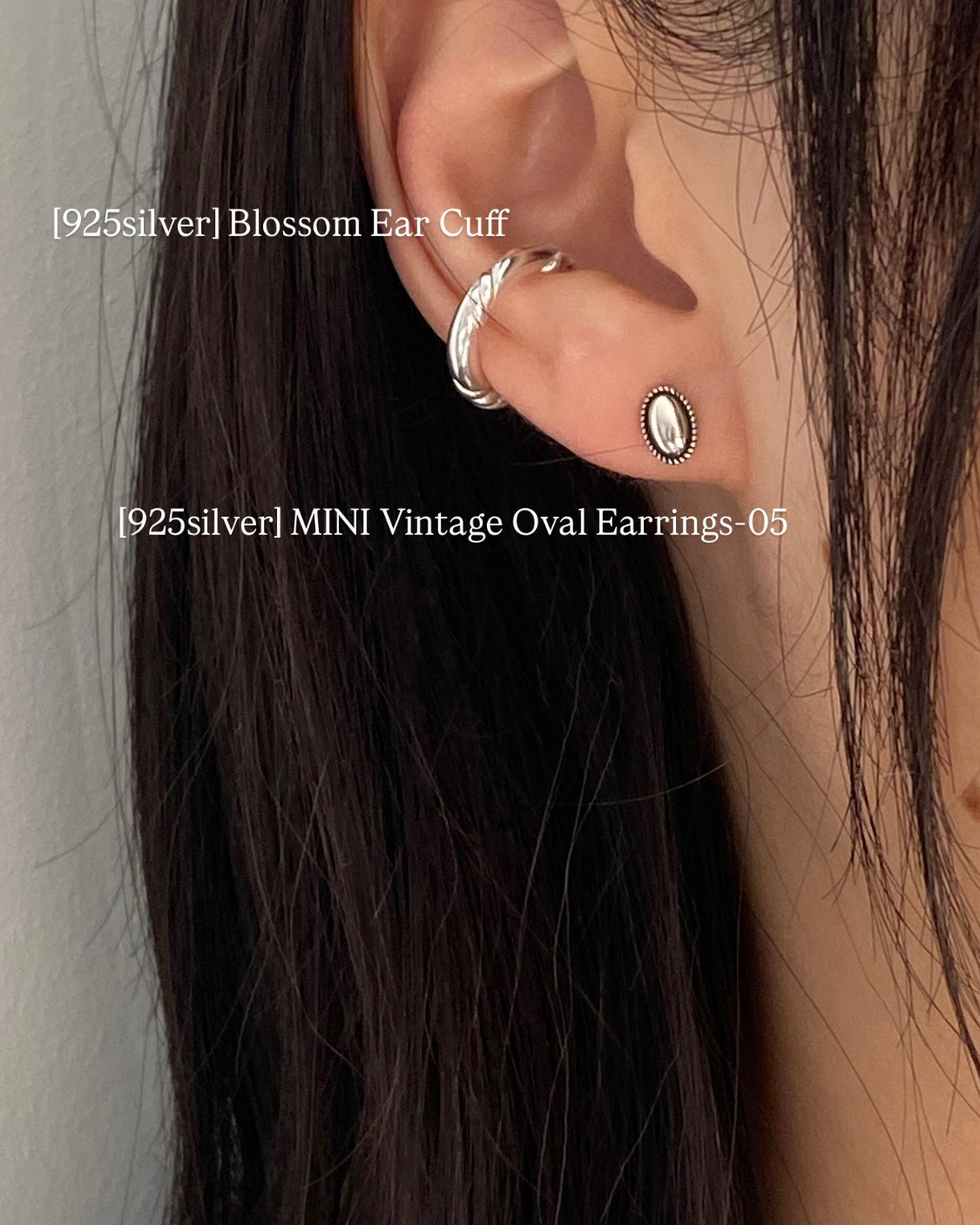 [925silver] Blossom Ear Cuff