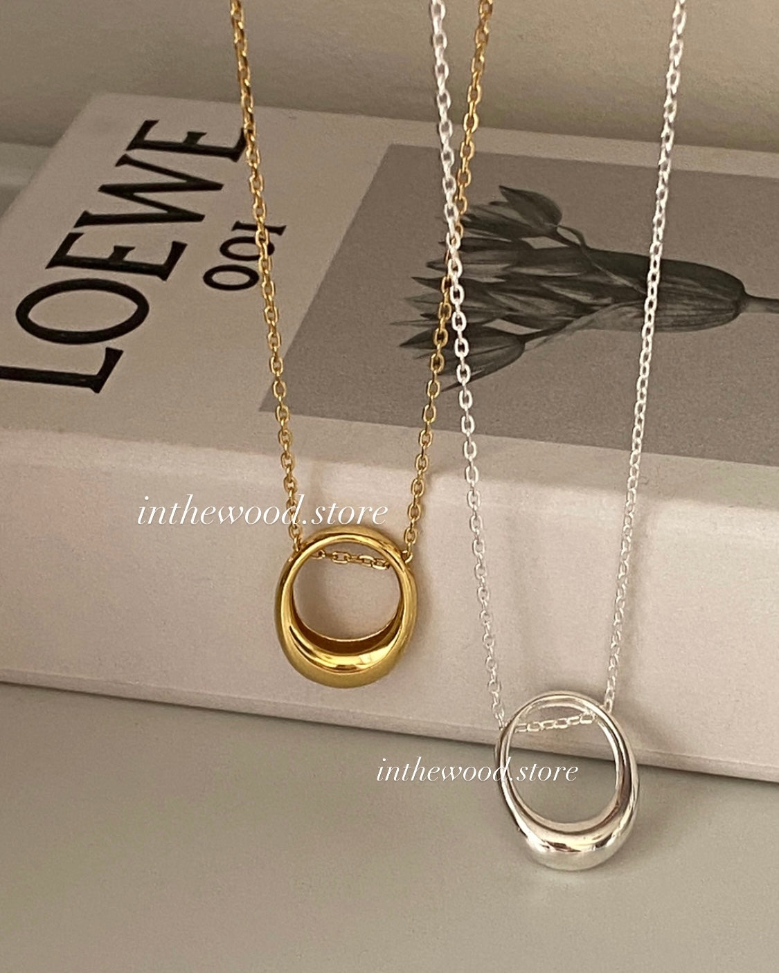 [925silver] Daily O Necklace