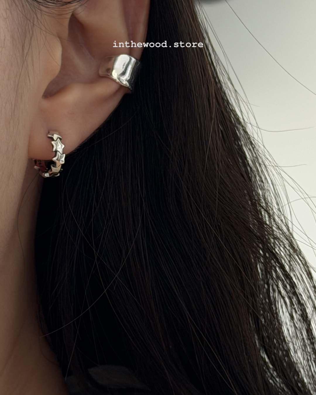 [Handmade 925silver] Paper Band Ear Cuff