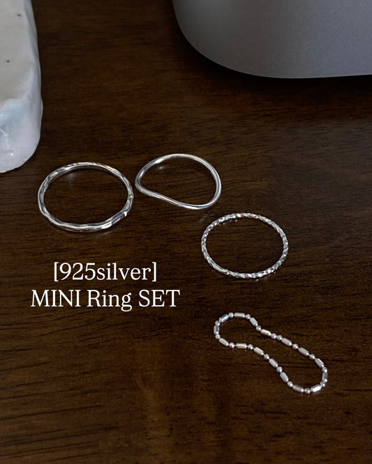 [925silver] MINI Rings SET