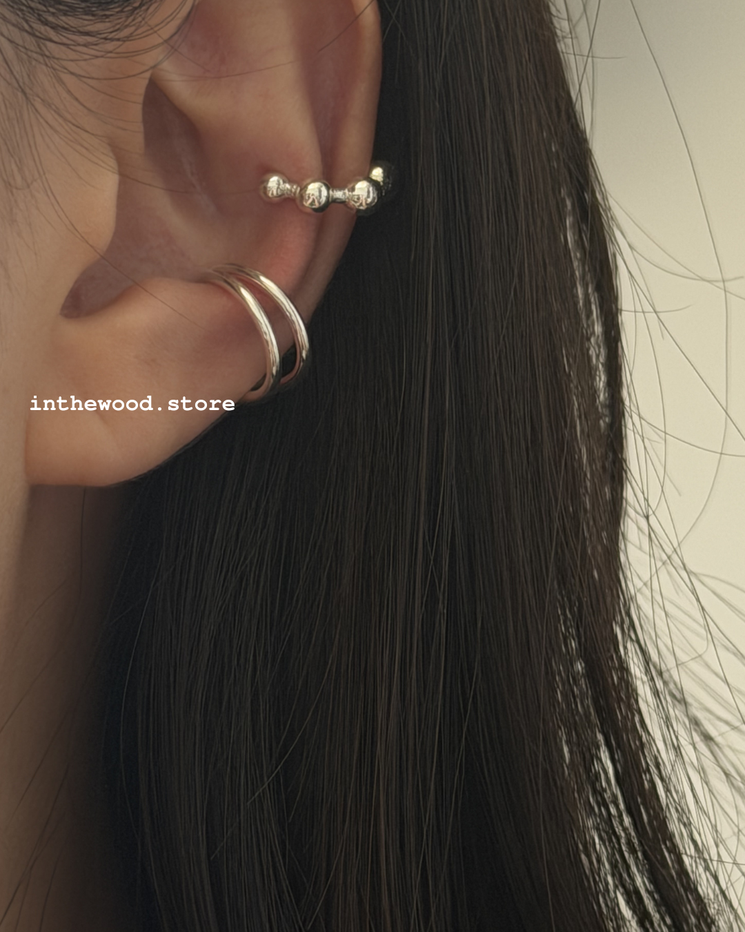 [Handmade 925silver] Bubble Ear Cuff