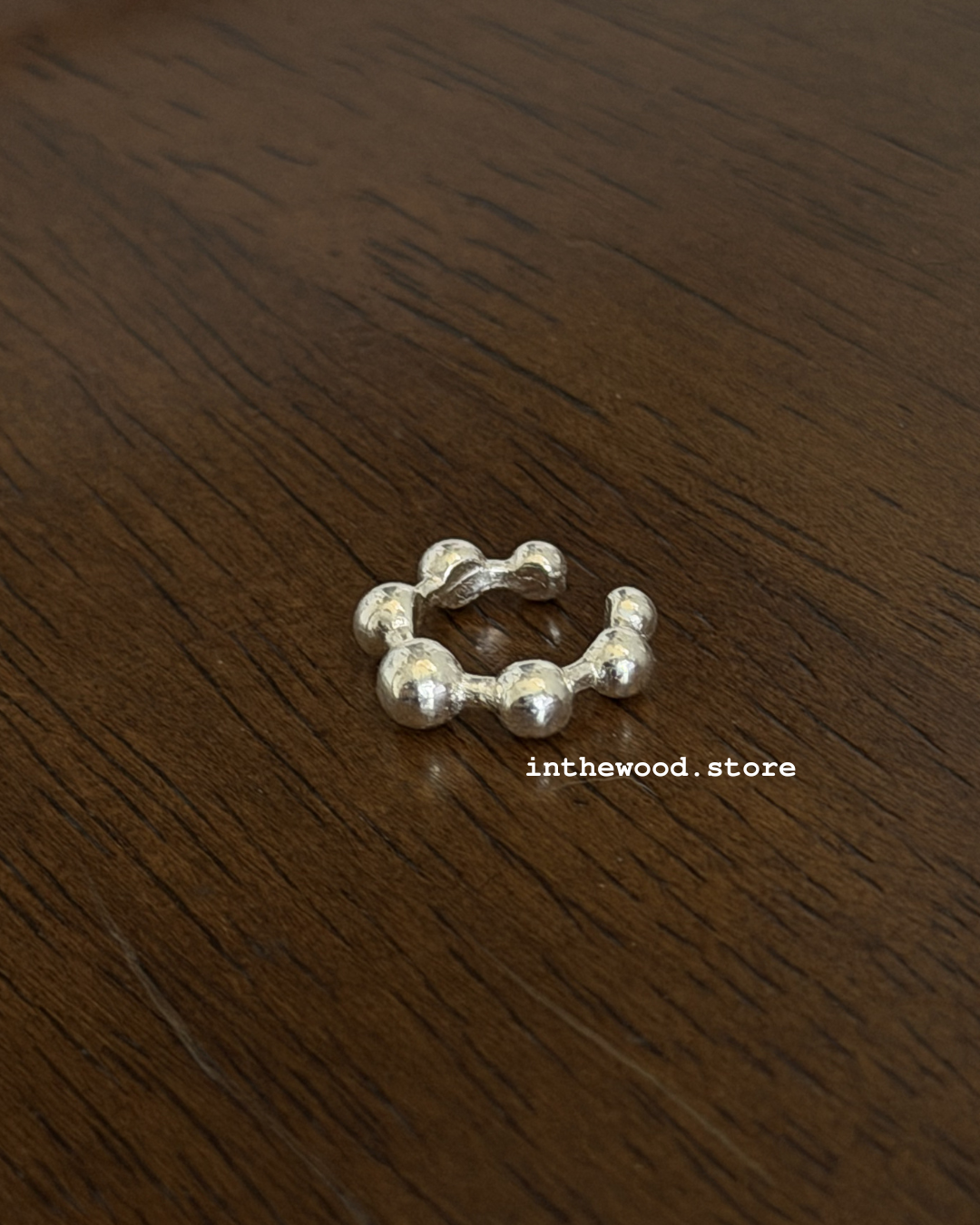[Handmade 925silver] Bubble Ear Cuff