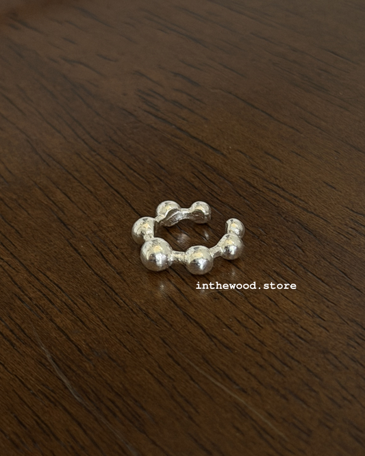[Handmade 925silver] Bubble Ear Cuff