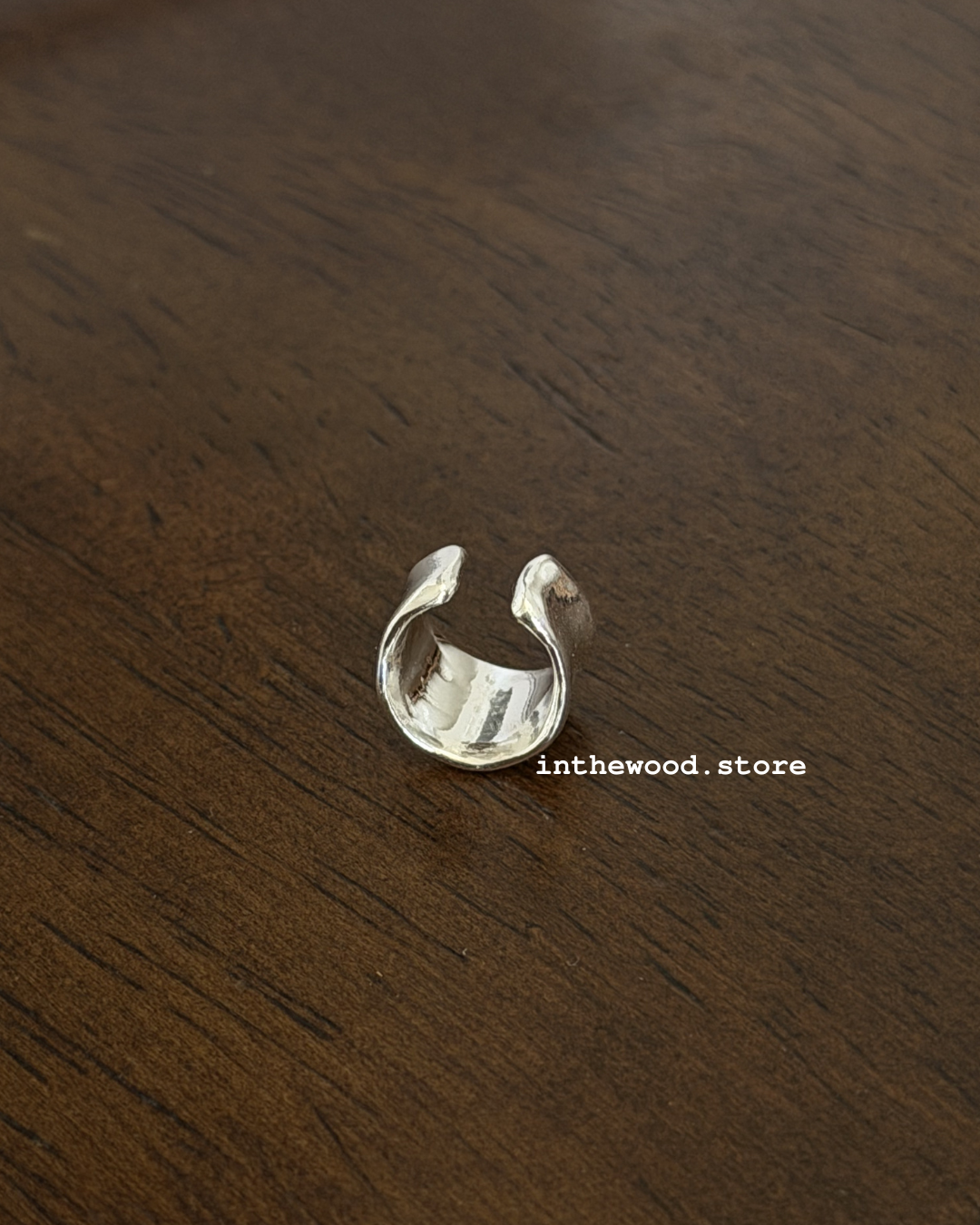 [Handmade 925silver] Paper Band Ear Cuff