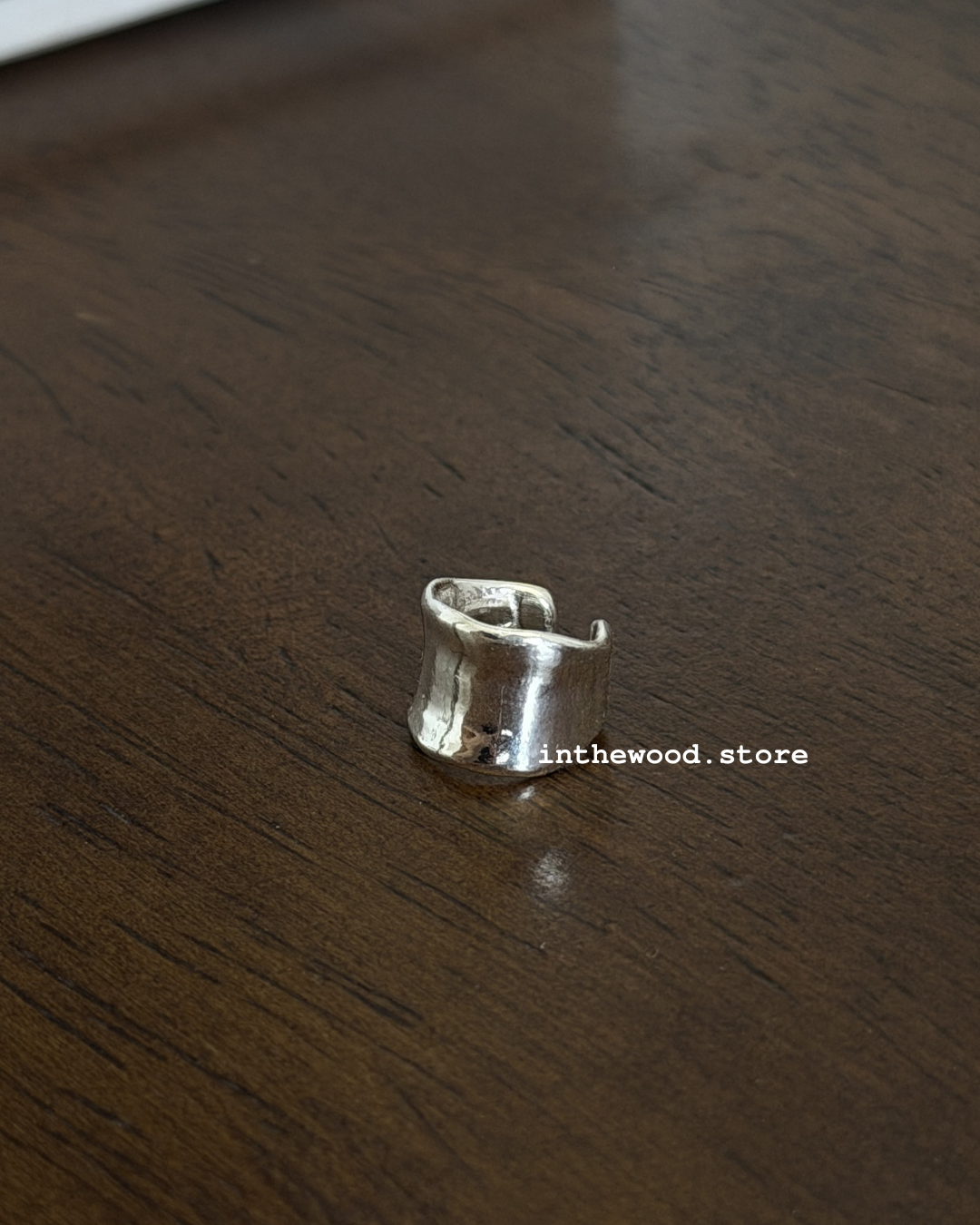 [Handmade 925silver] Paper Band Ear Cuff