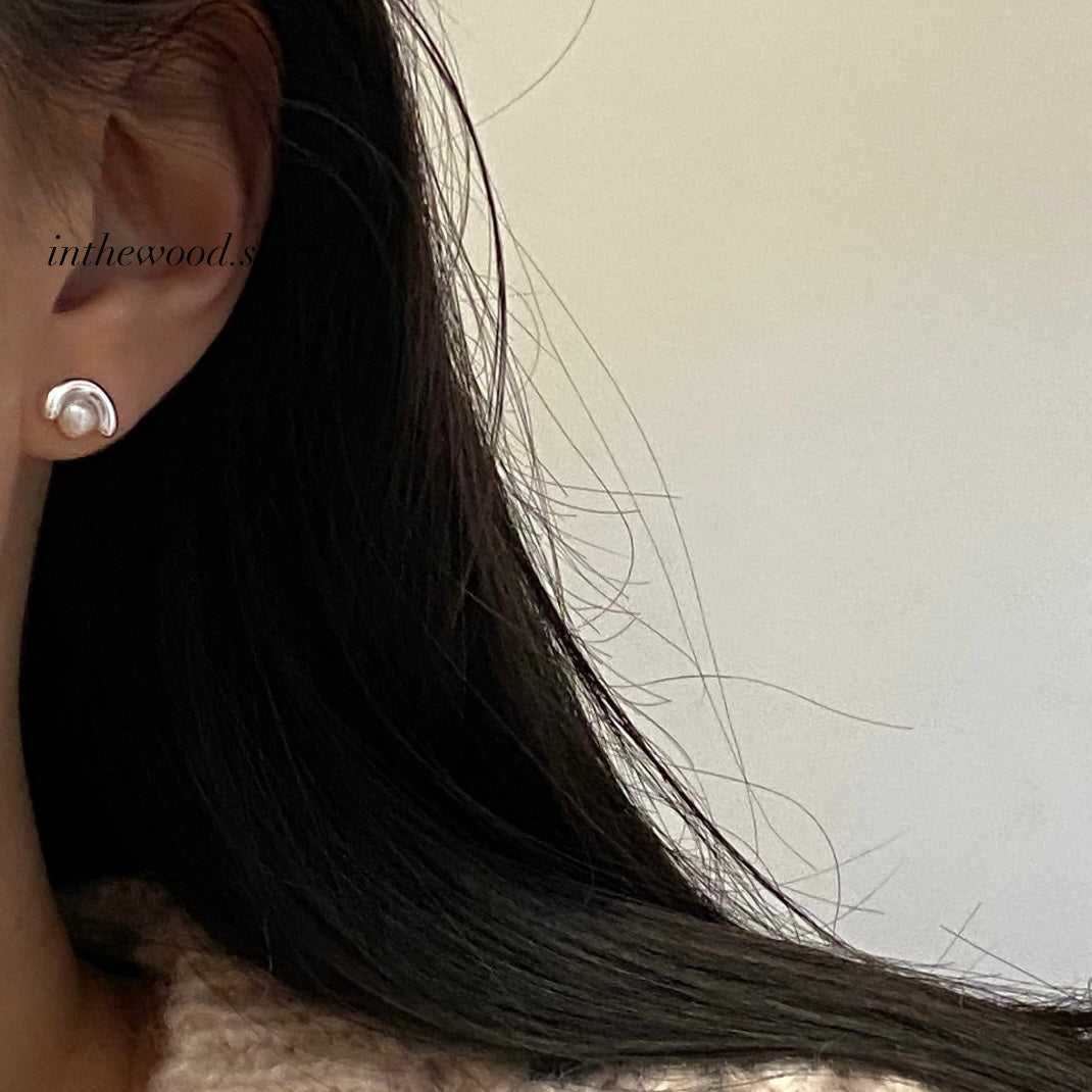 [925silver] Vera Pearl Earrings