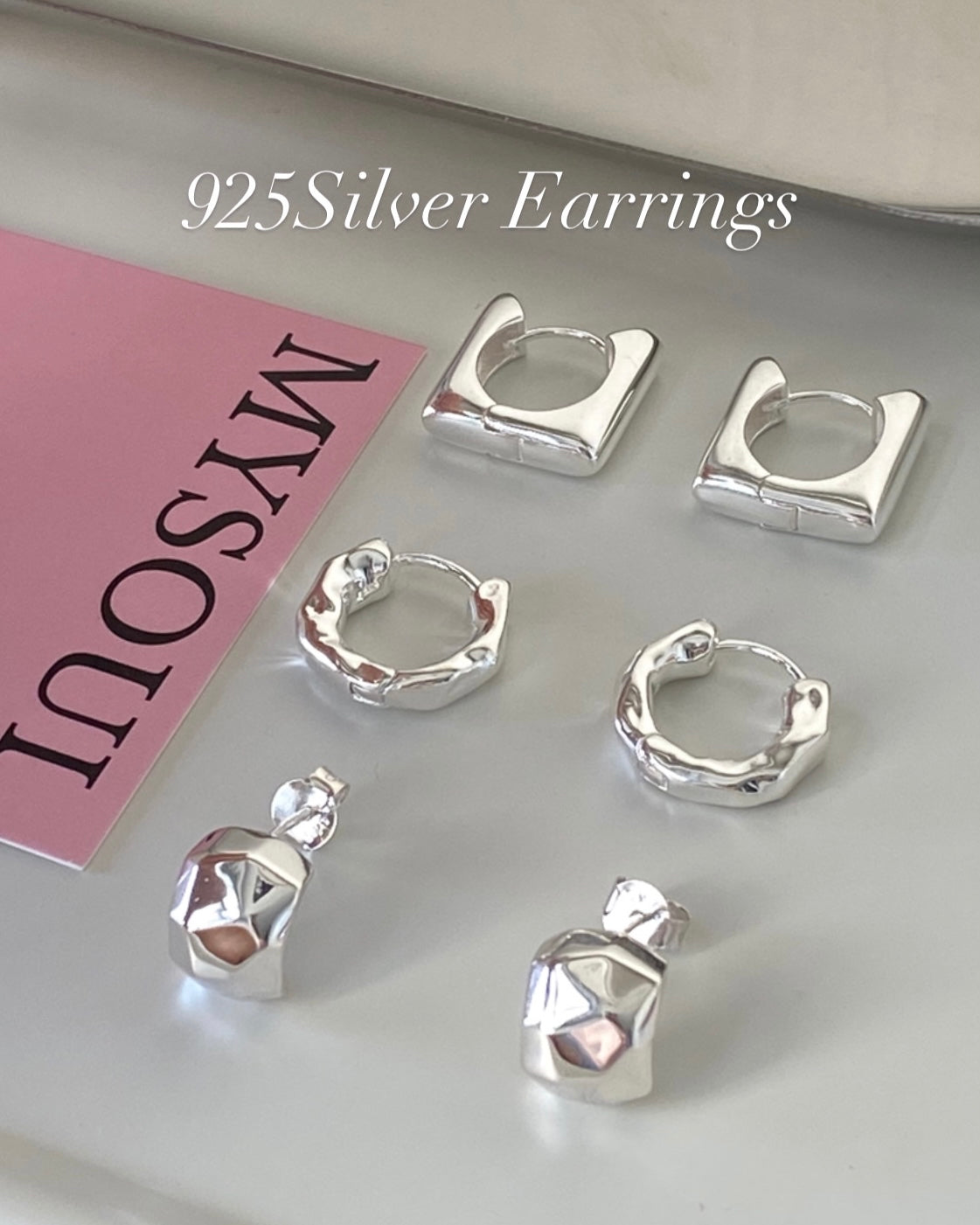 [925silver] Shining Ball Earrings