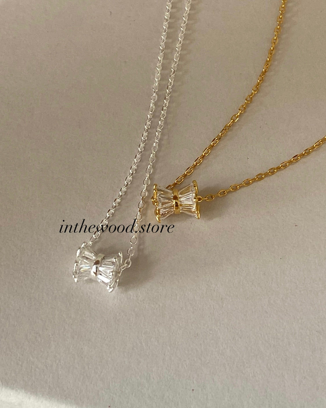 [925silver] Bling Funnel Necklace