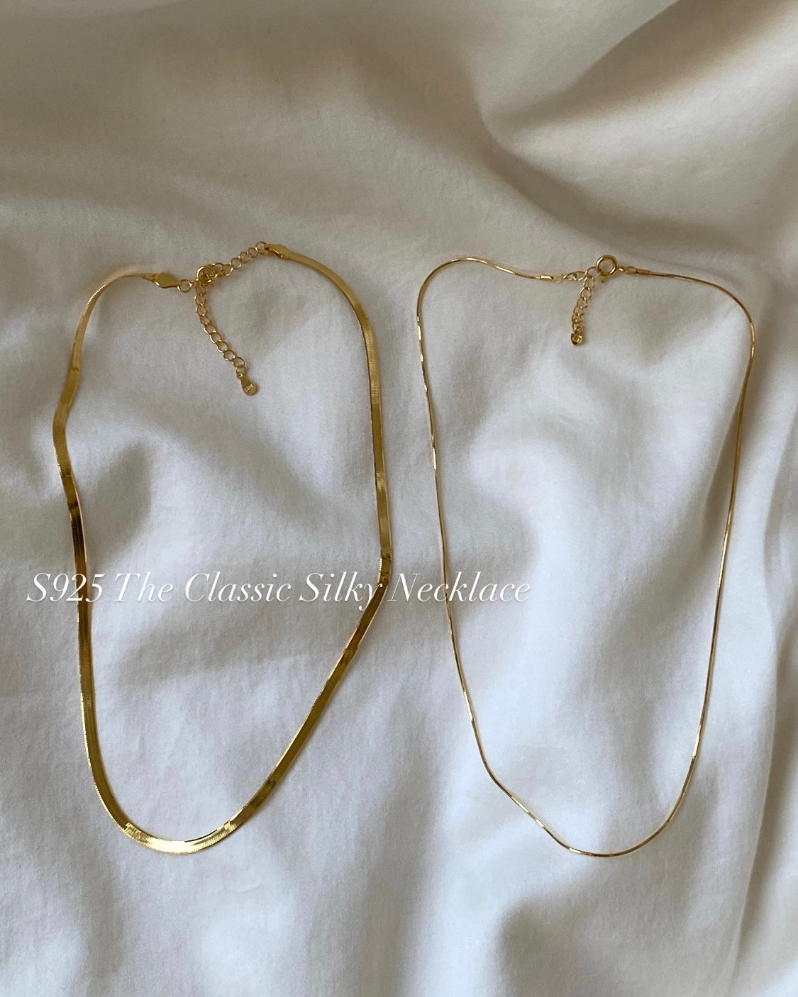 [925silver] The Classic Silky Necklace