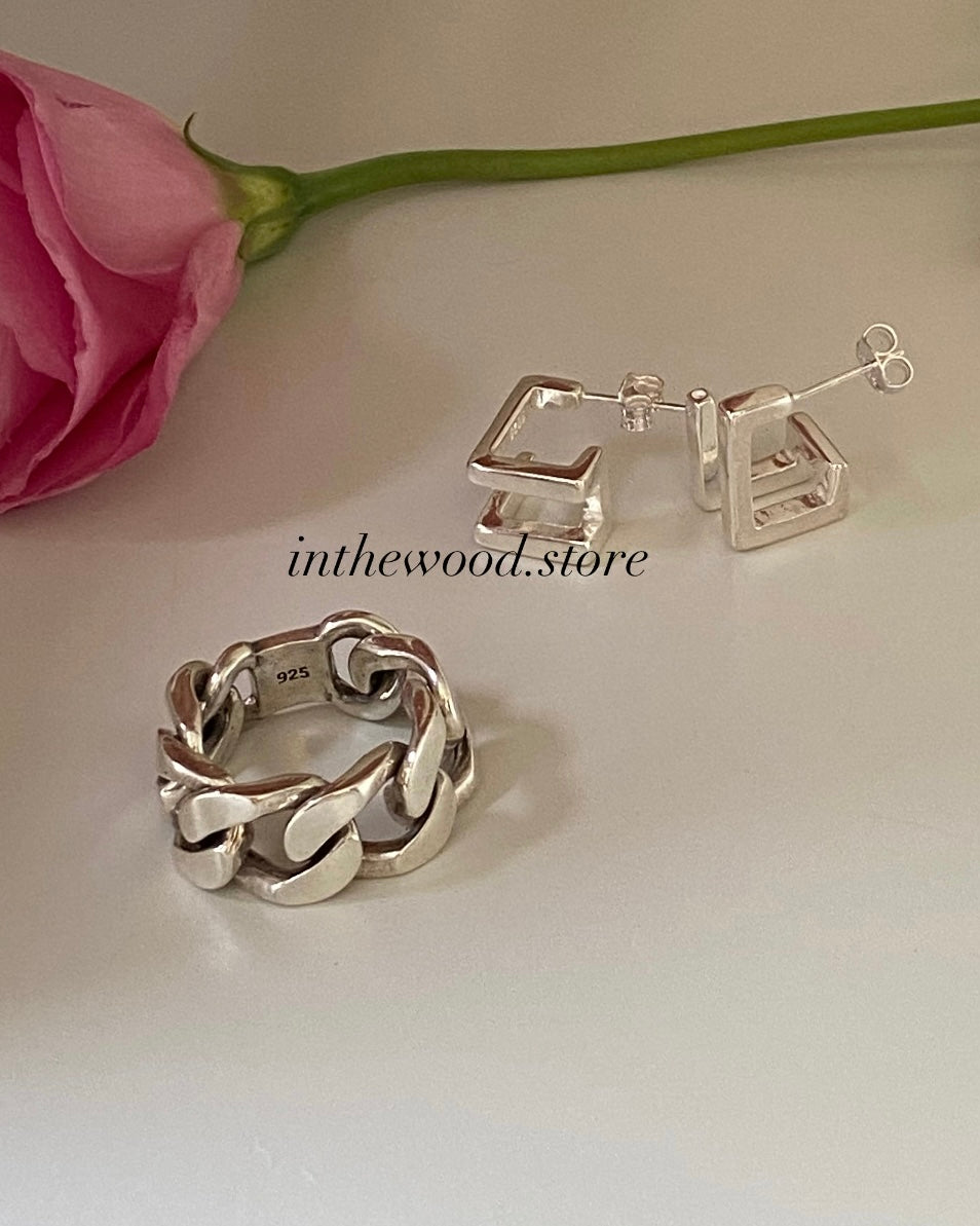 [925silver] Tank Soft Ring