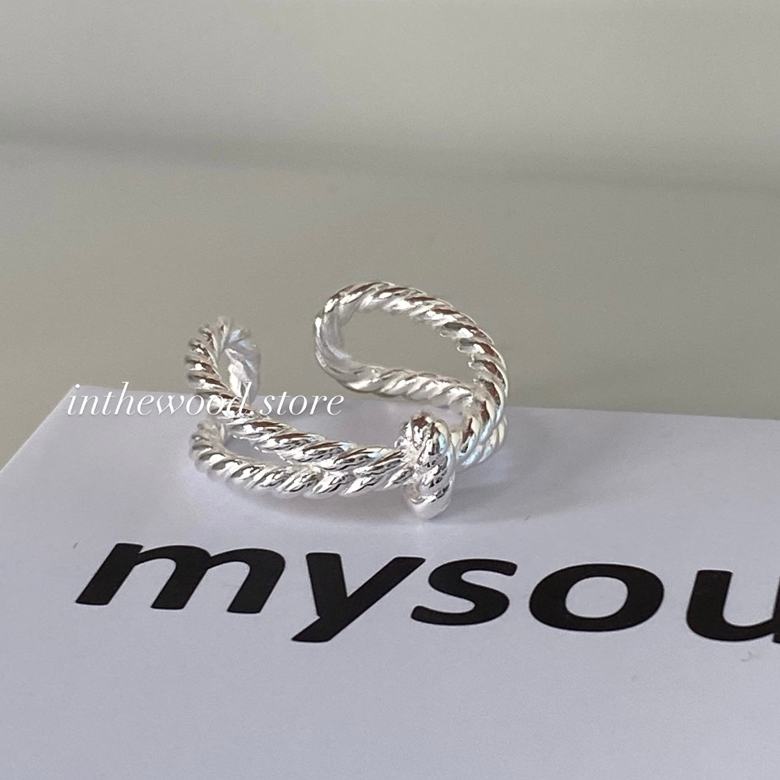 [925silver] Twist Knot Ring