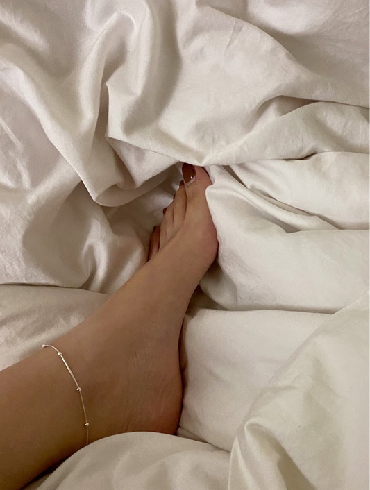 [925silver] Link Ball Anklet