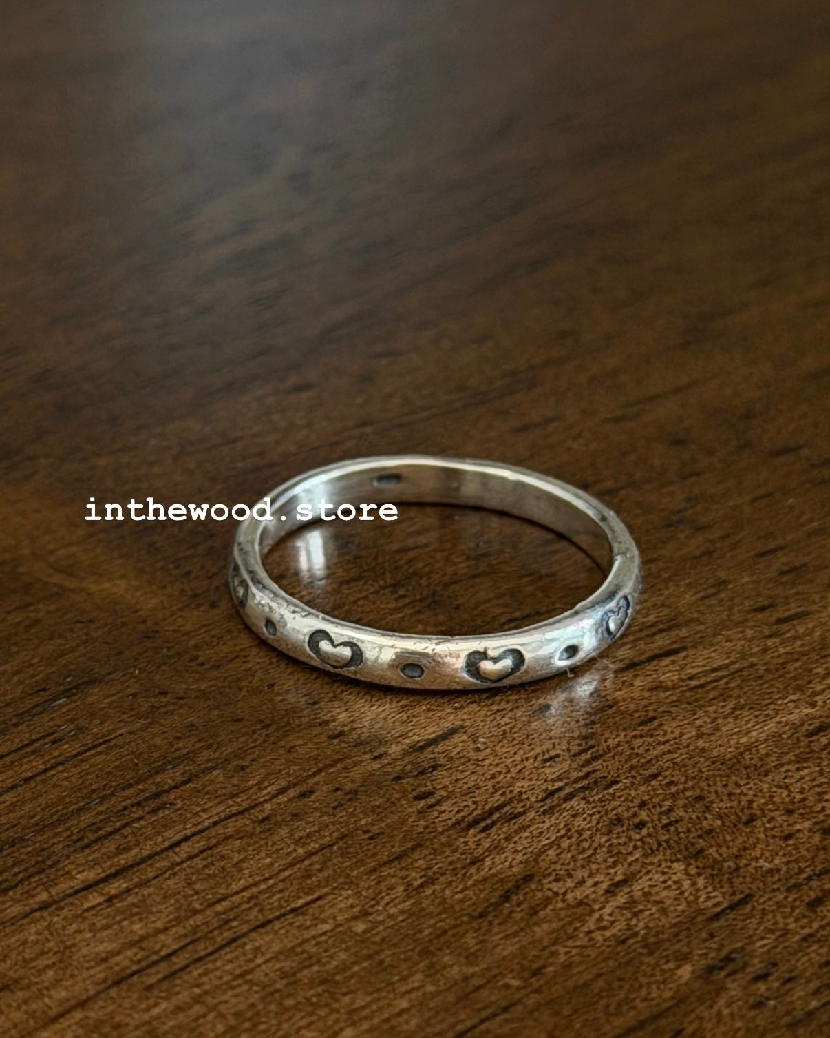 [Handmade 925silver] Mini Vintage Heart Ring