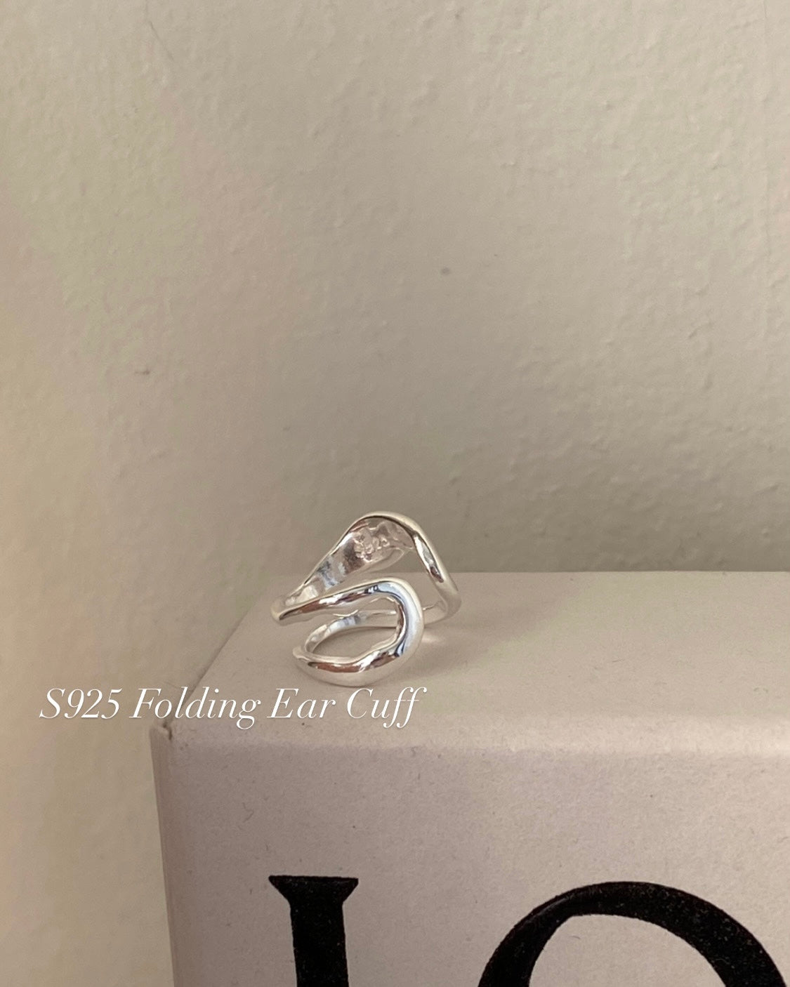 [925silver] Folding Ear Cuff