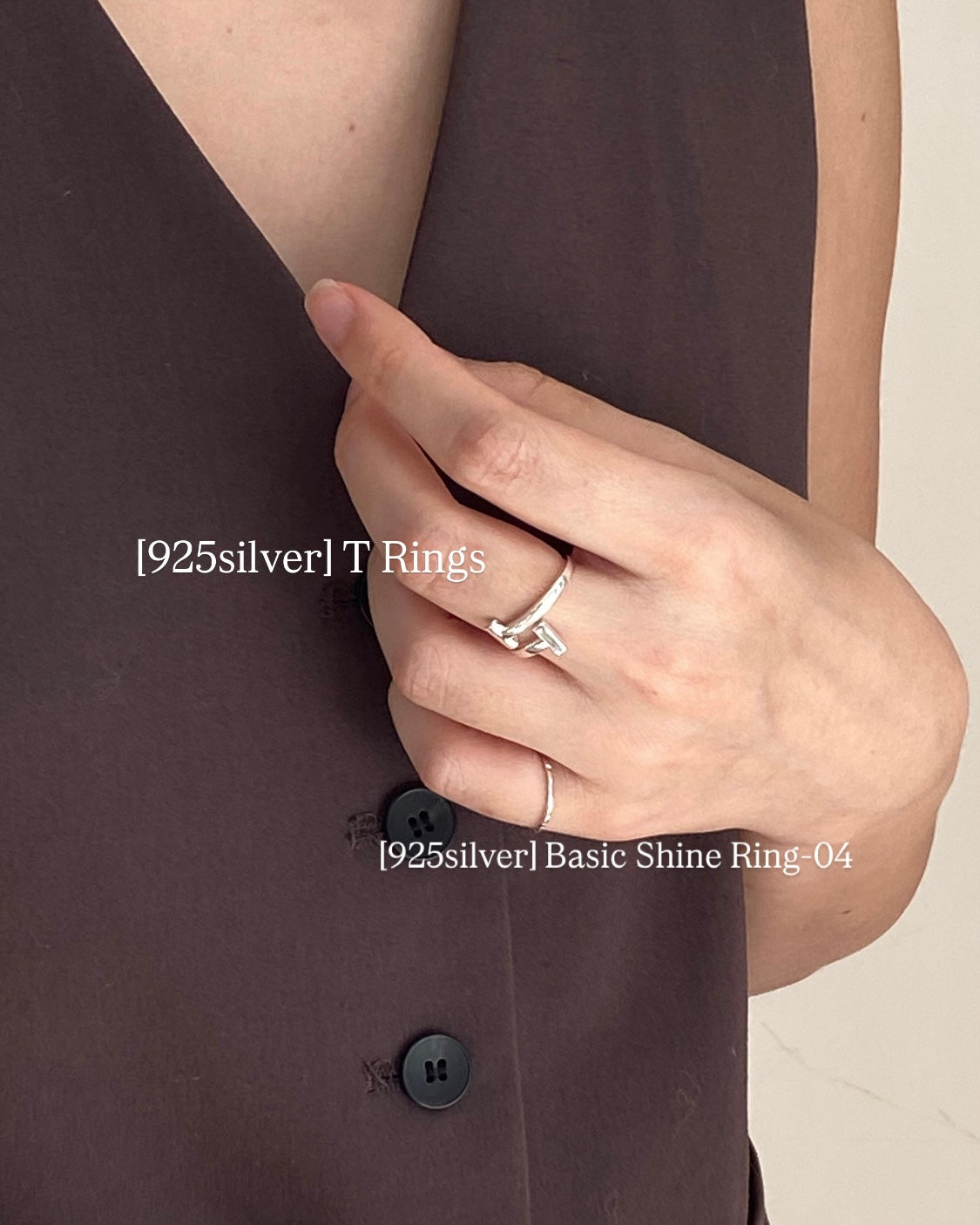 [925silver] T Rings