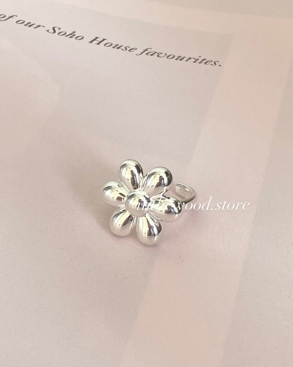 [925silver] Mega Daisy Ring