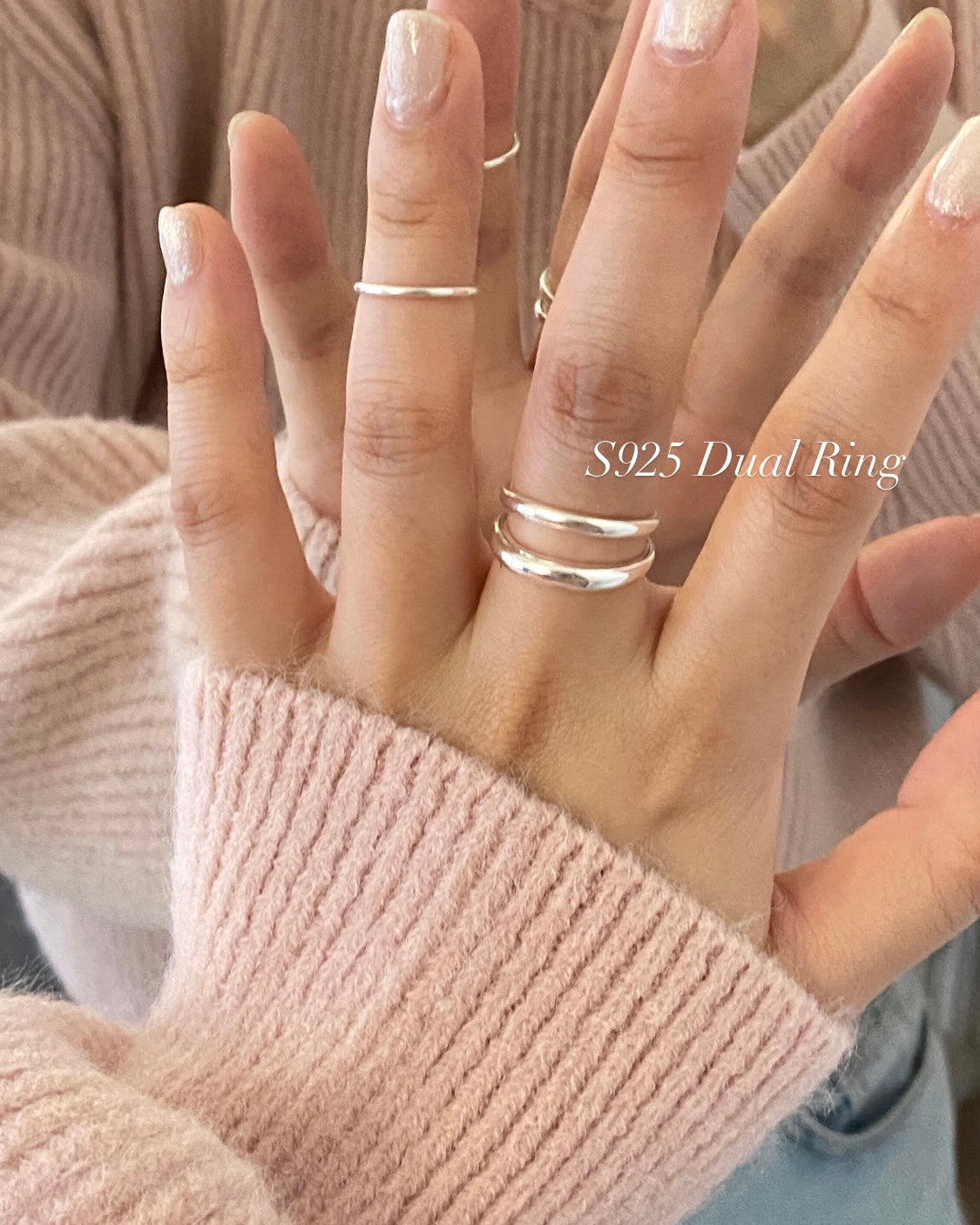 [925silver] Dual Ring