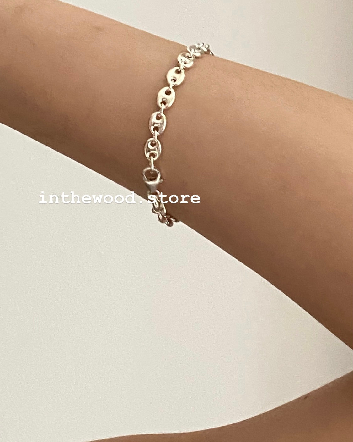 [925silver] Plump Toggle Bracelet-6mm
