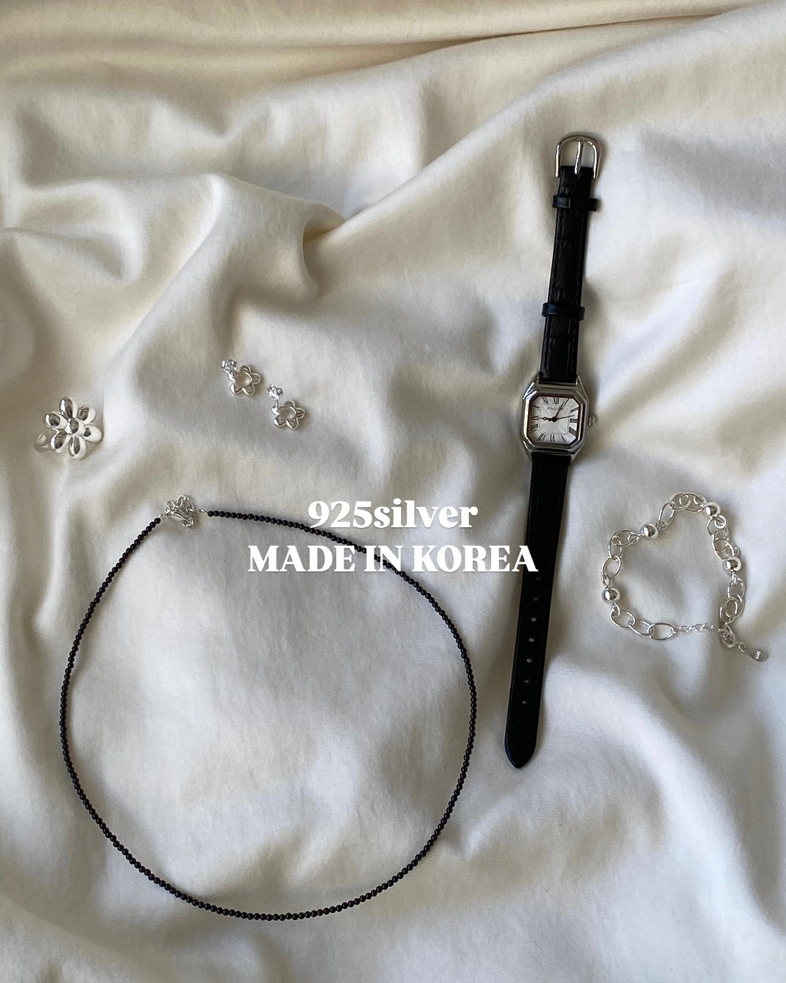 [925silver] Mini Black Onyx Necklace