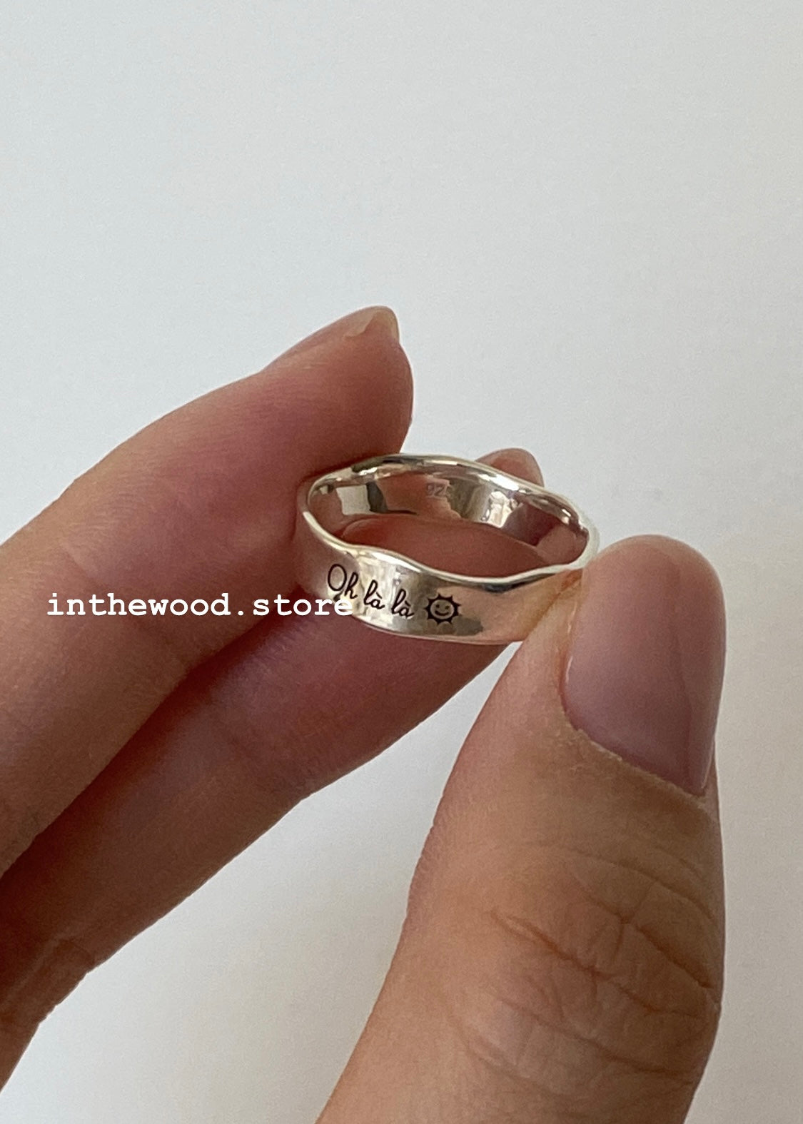 [925silver] 客制刻字 🖤 Rare Ring