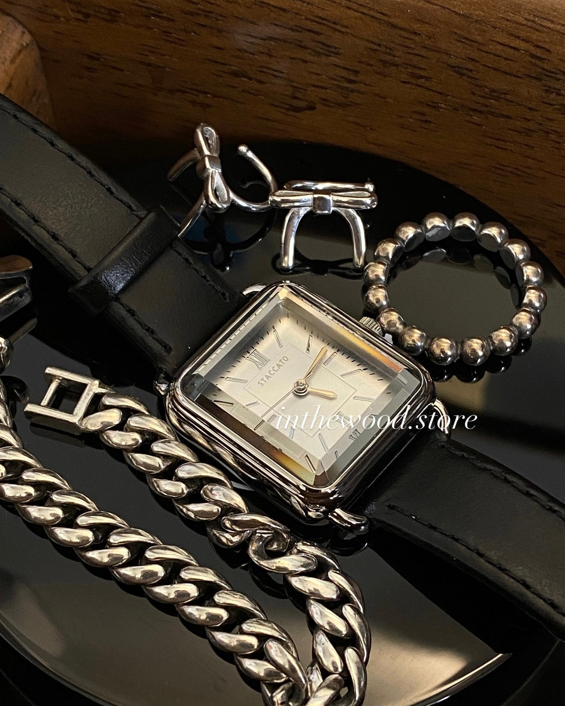 Square Crystal Watch