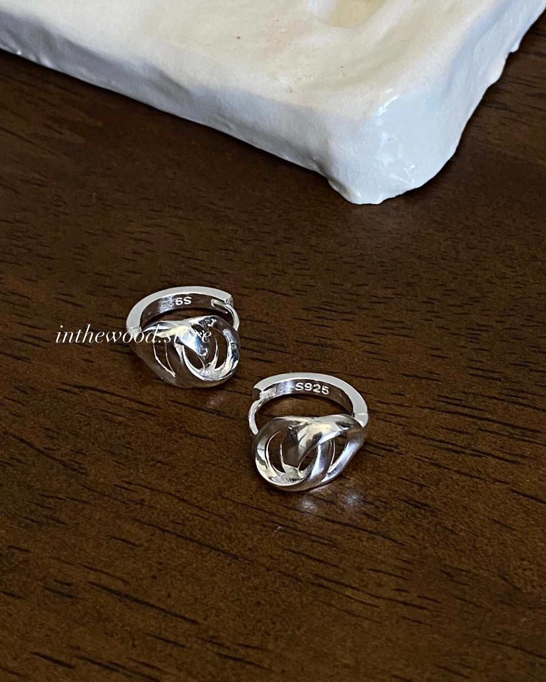 [925silver] Toggle One Touch Earrings