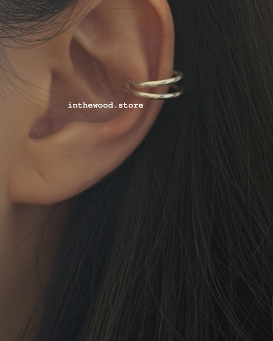 7th Anniversary Special: Spend HKD$1111 and get a FREE 📣 [Handmade 925silver] Essential Layer Ear Cuff
