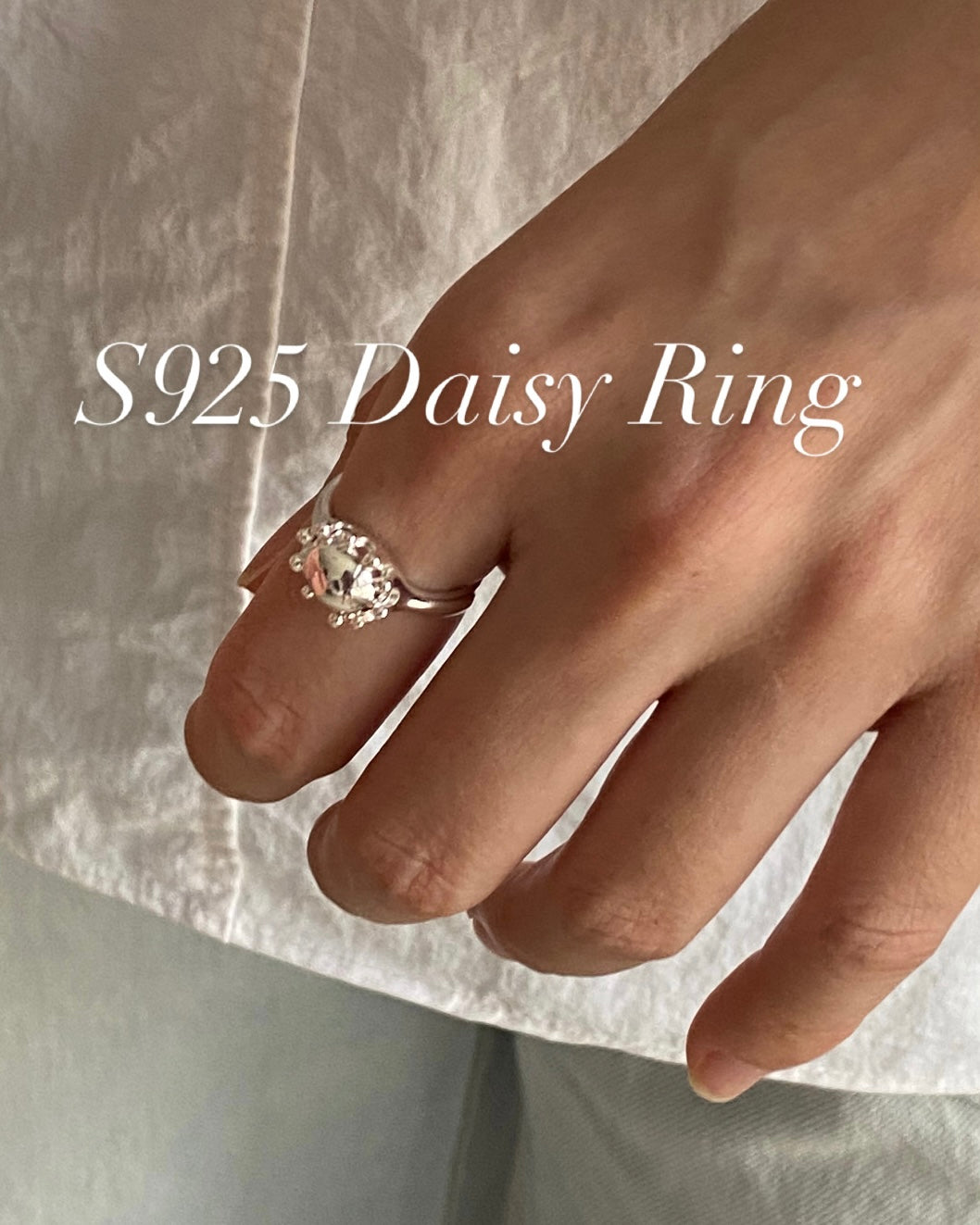 [925silver] Daisy Ring