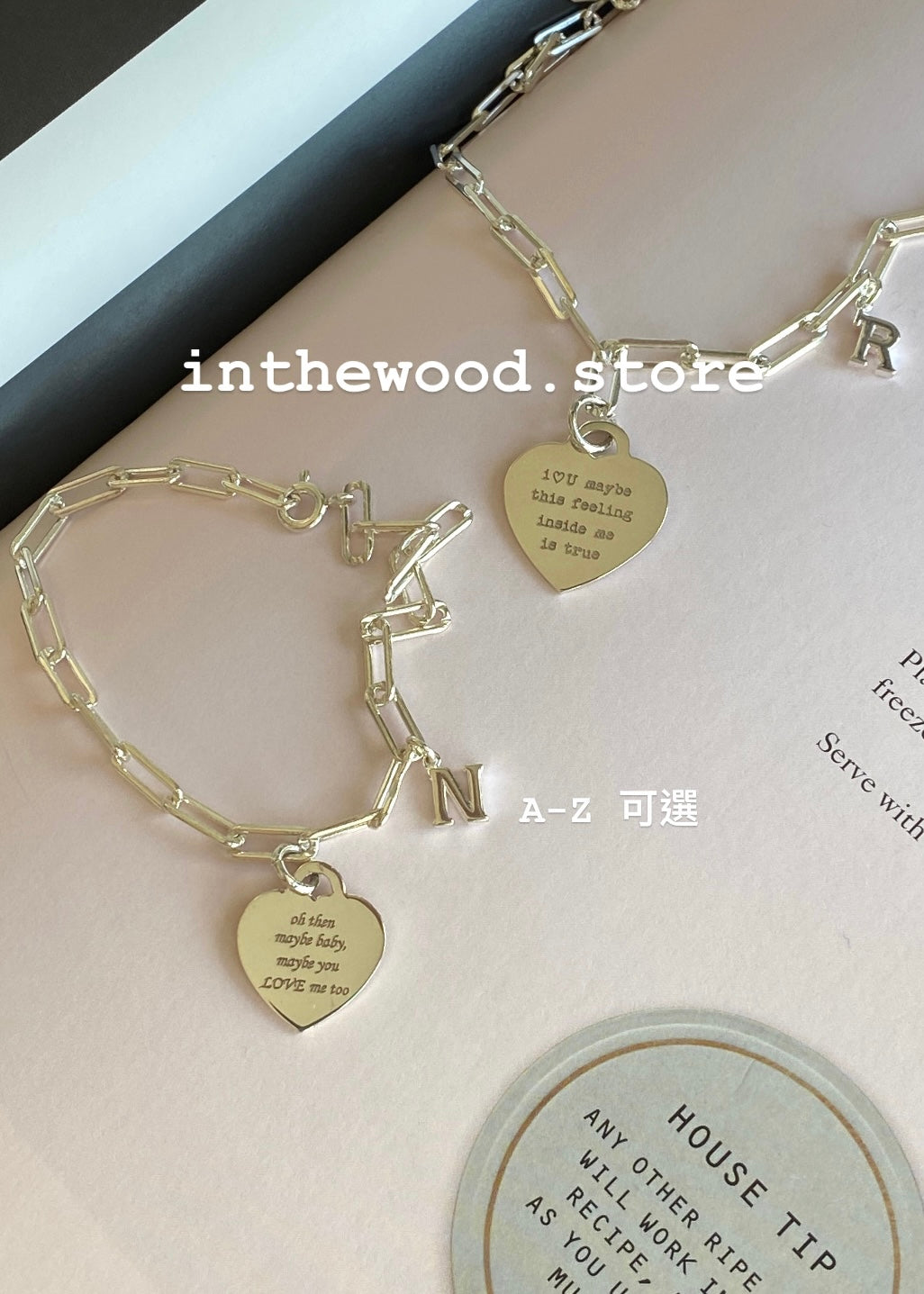 [925silver] 客制刻字  LOVE Letter Bracelet / Necklace