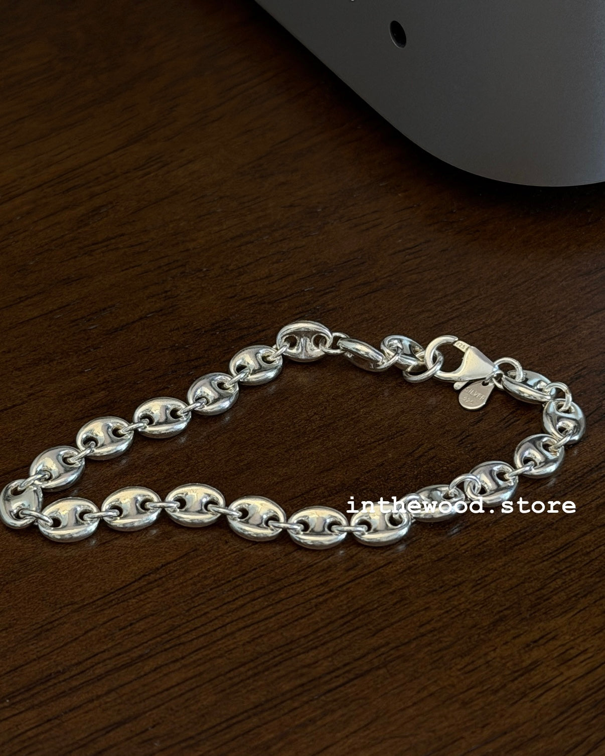 [925silver] Plump Toggle Bracelet-6mm