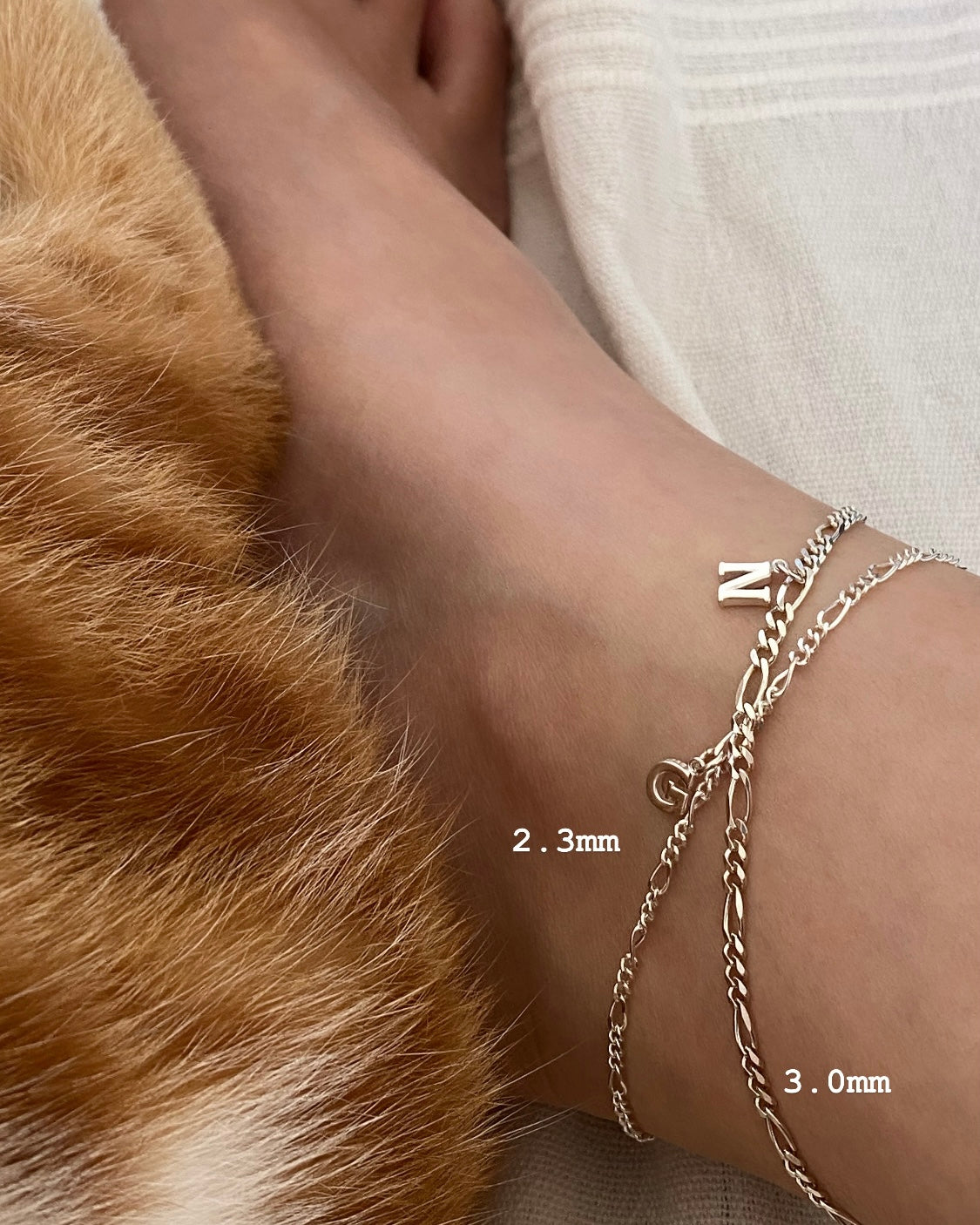 [925silver] Basic Splice Anklet