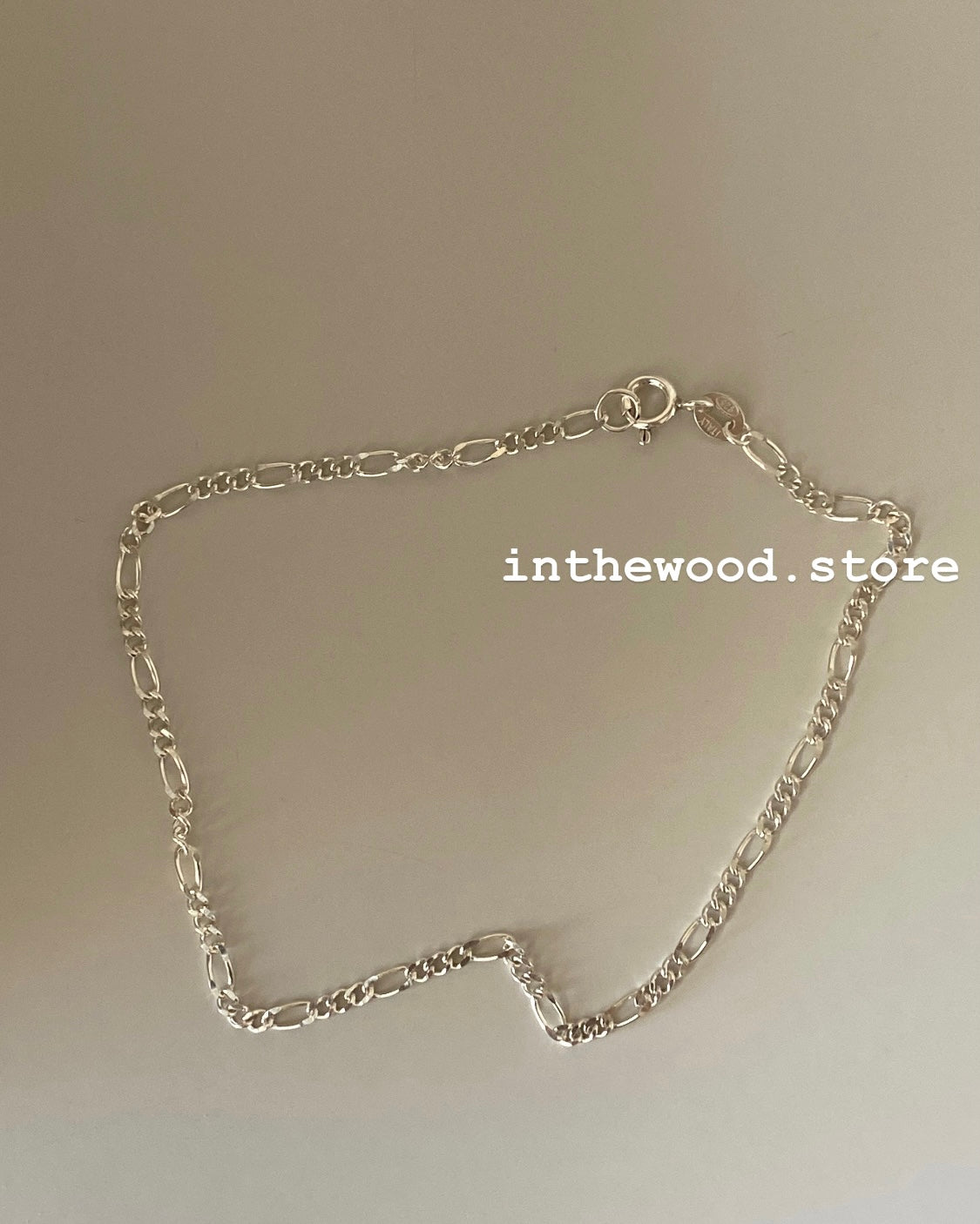 [925silver] Basic Splice Anklet