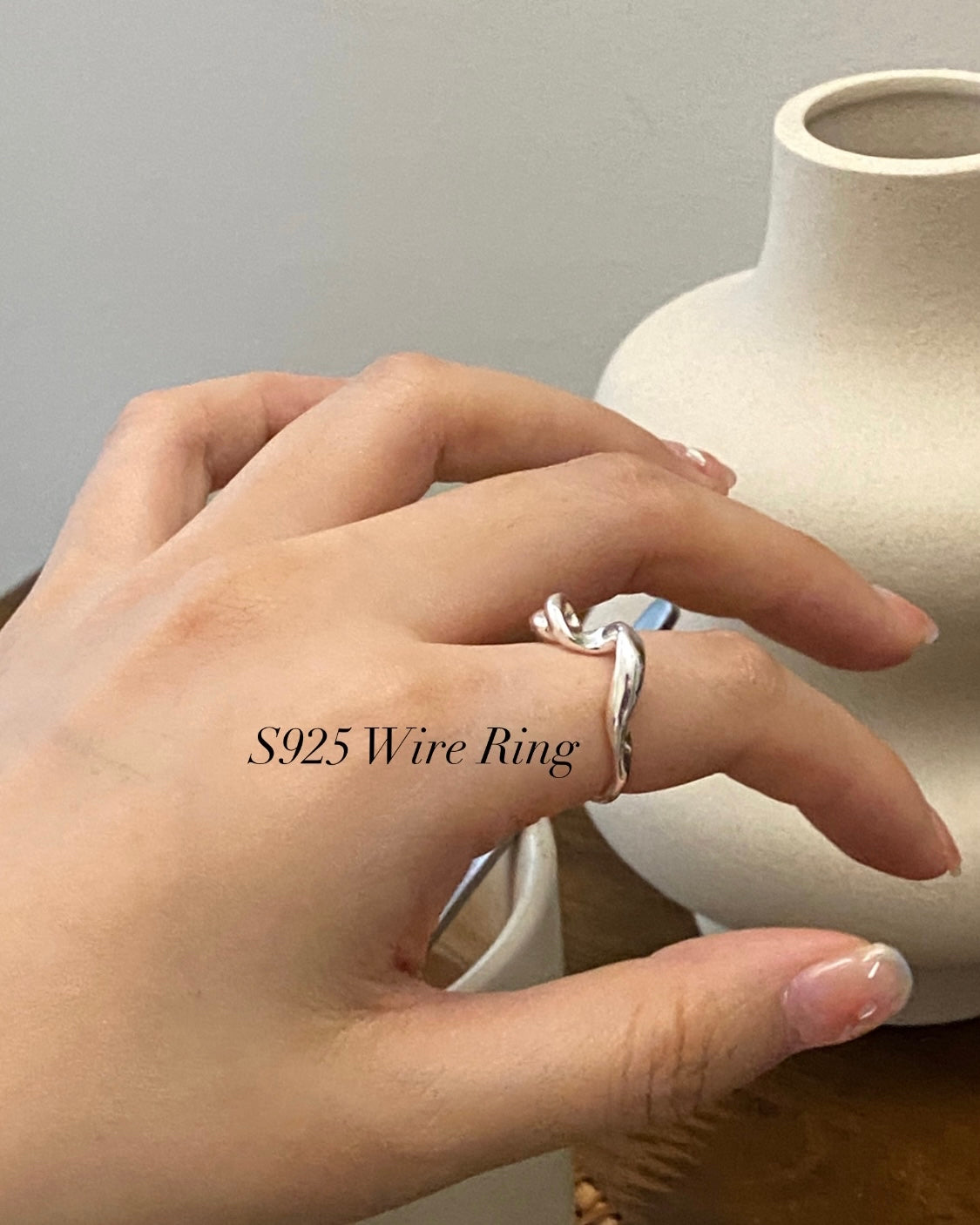 [925silver] Wire Ring
