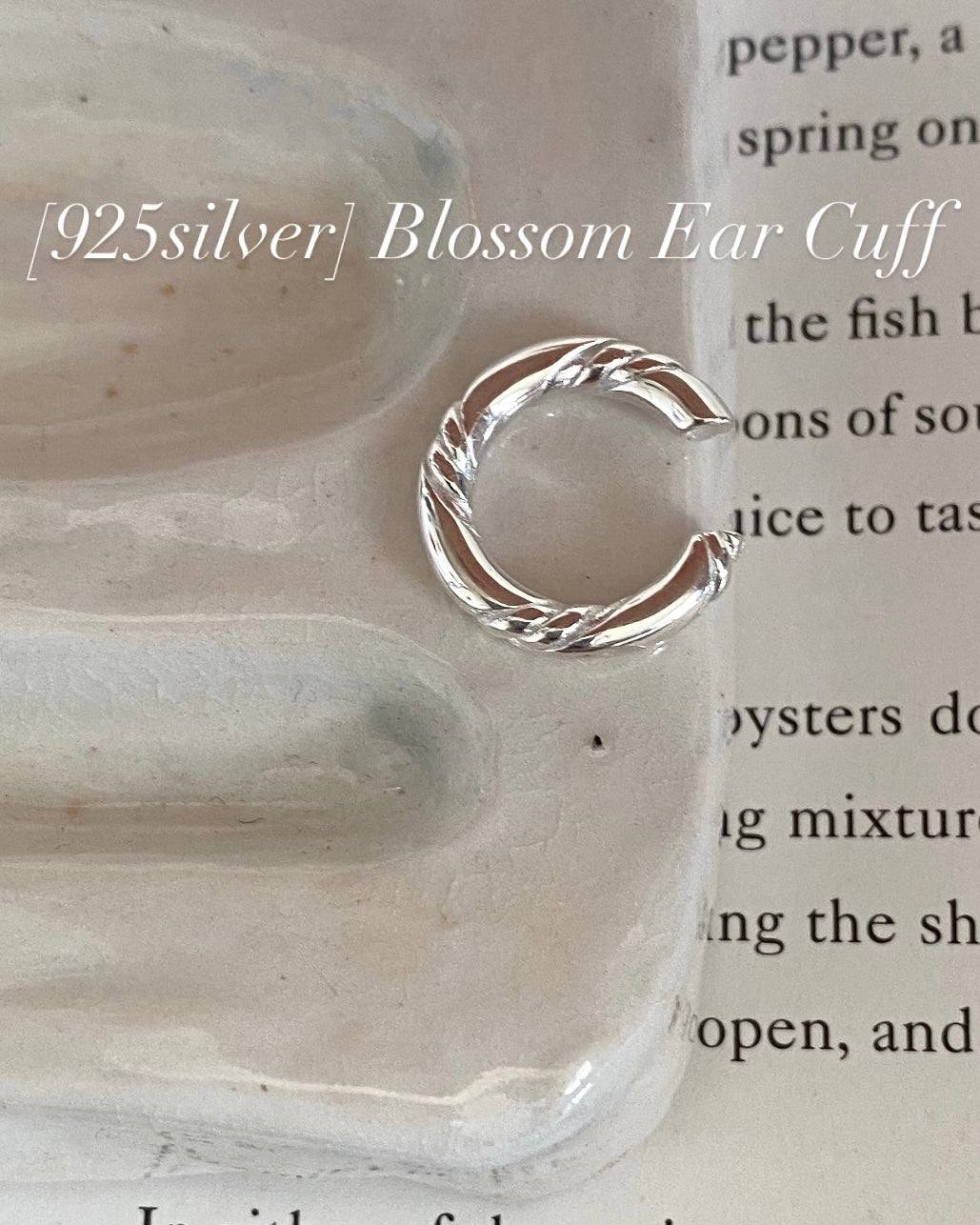 [925silver] Blossom Ear Cuff