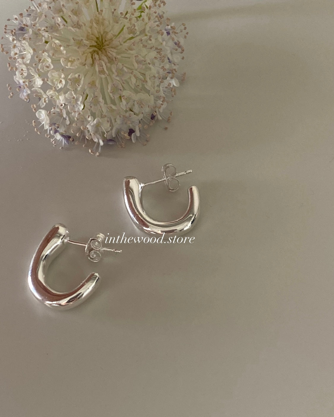 [925silver] Classic Curve Earrings