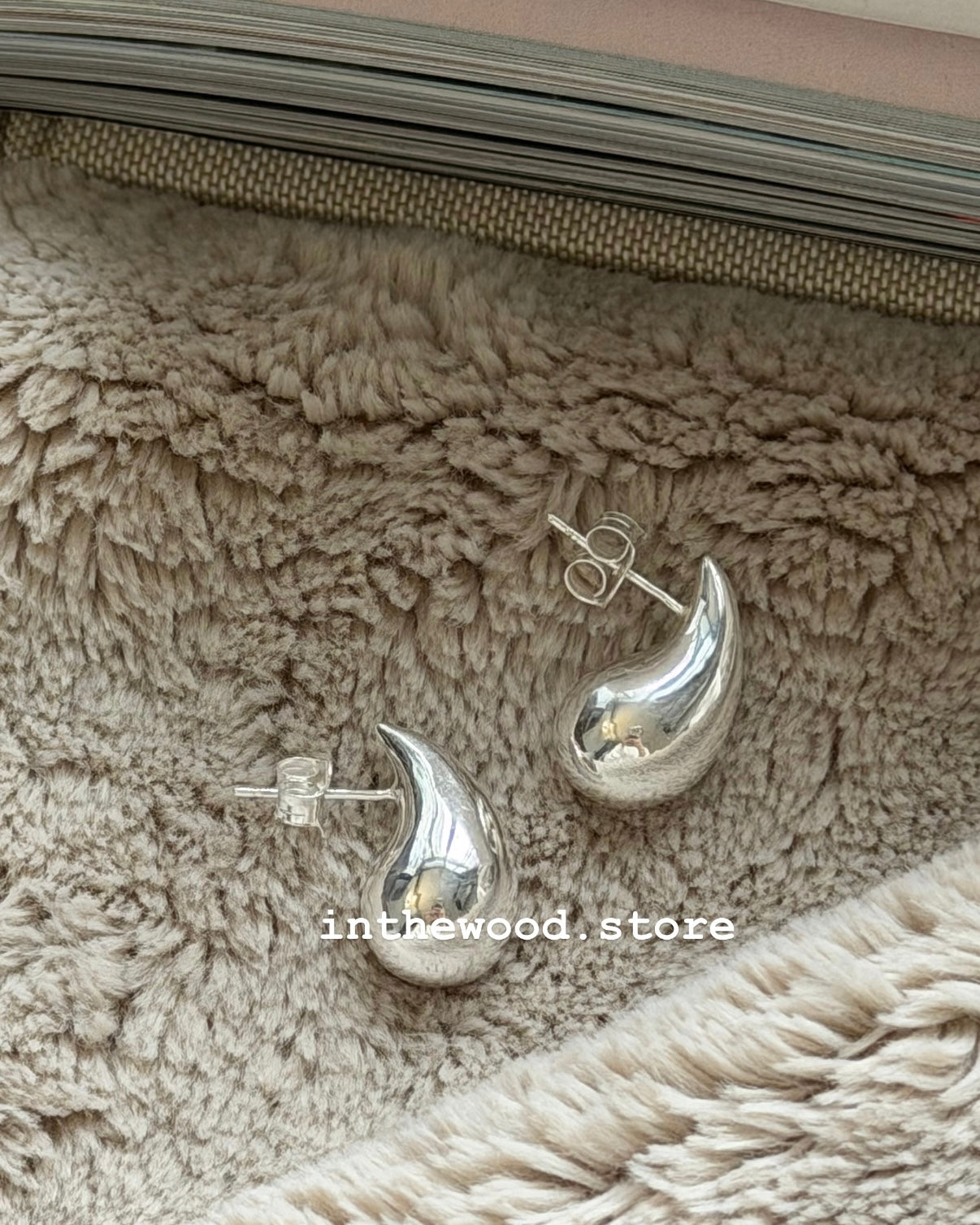 [925silver] Bold Drip Earrings