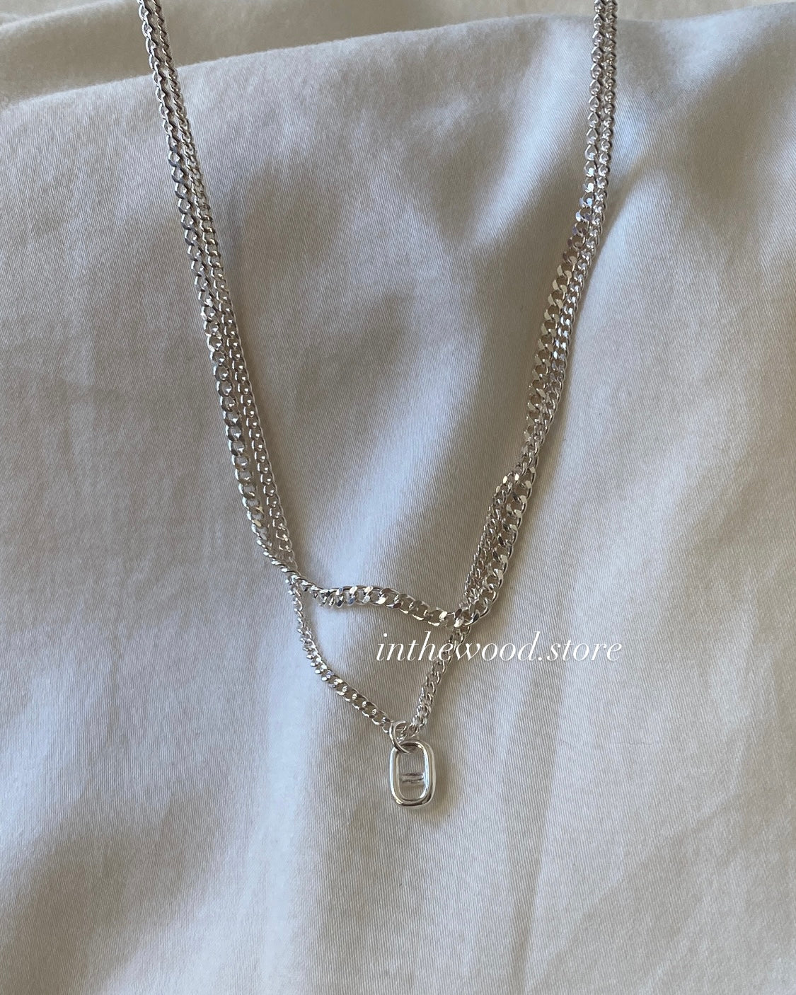 [925silver] Layer Toggle Necklace