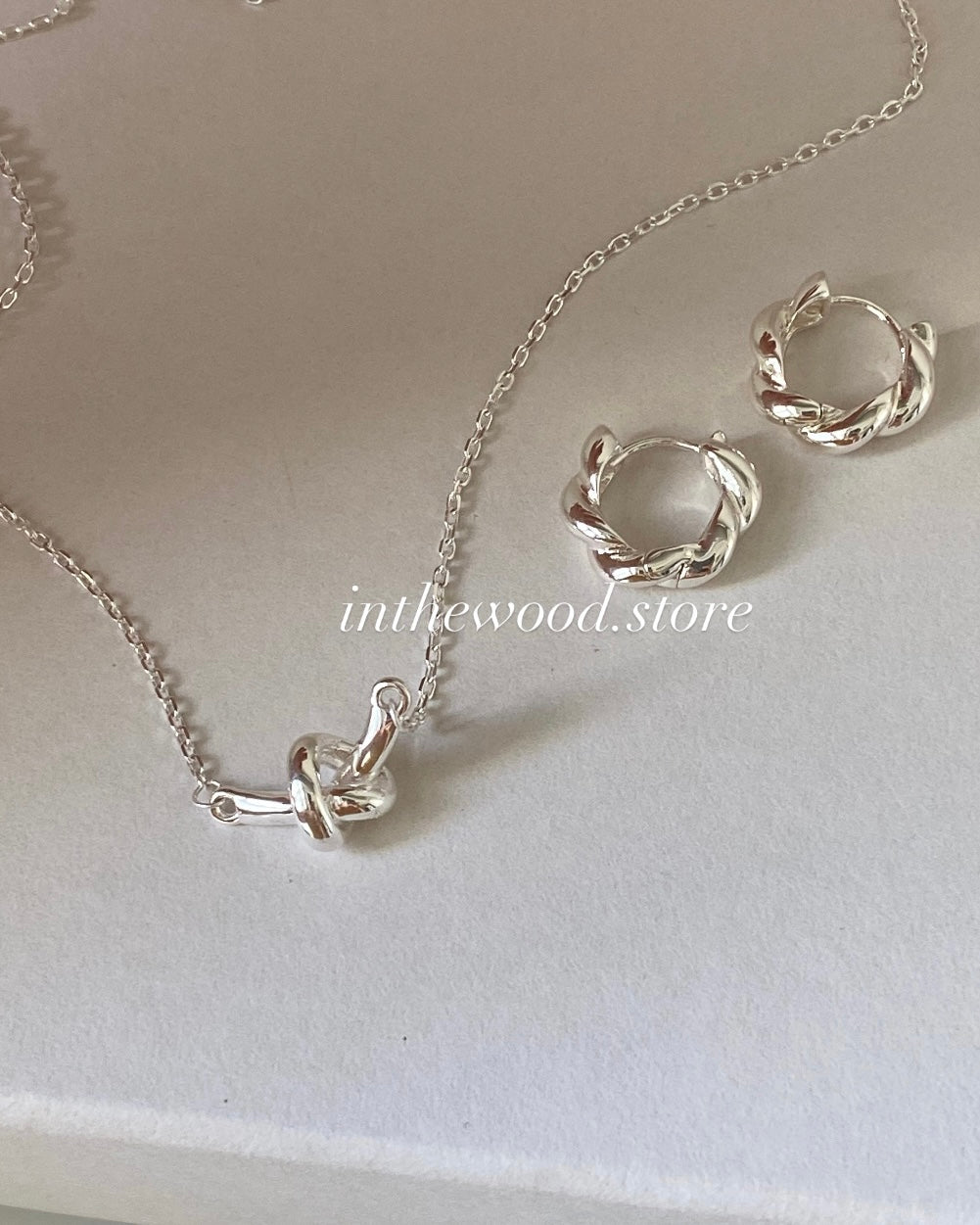 [925silver] Knot Necklace