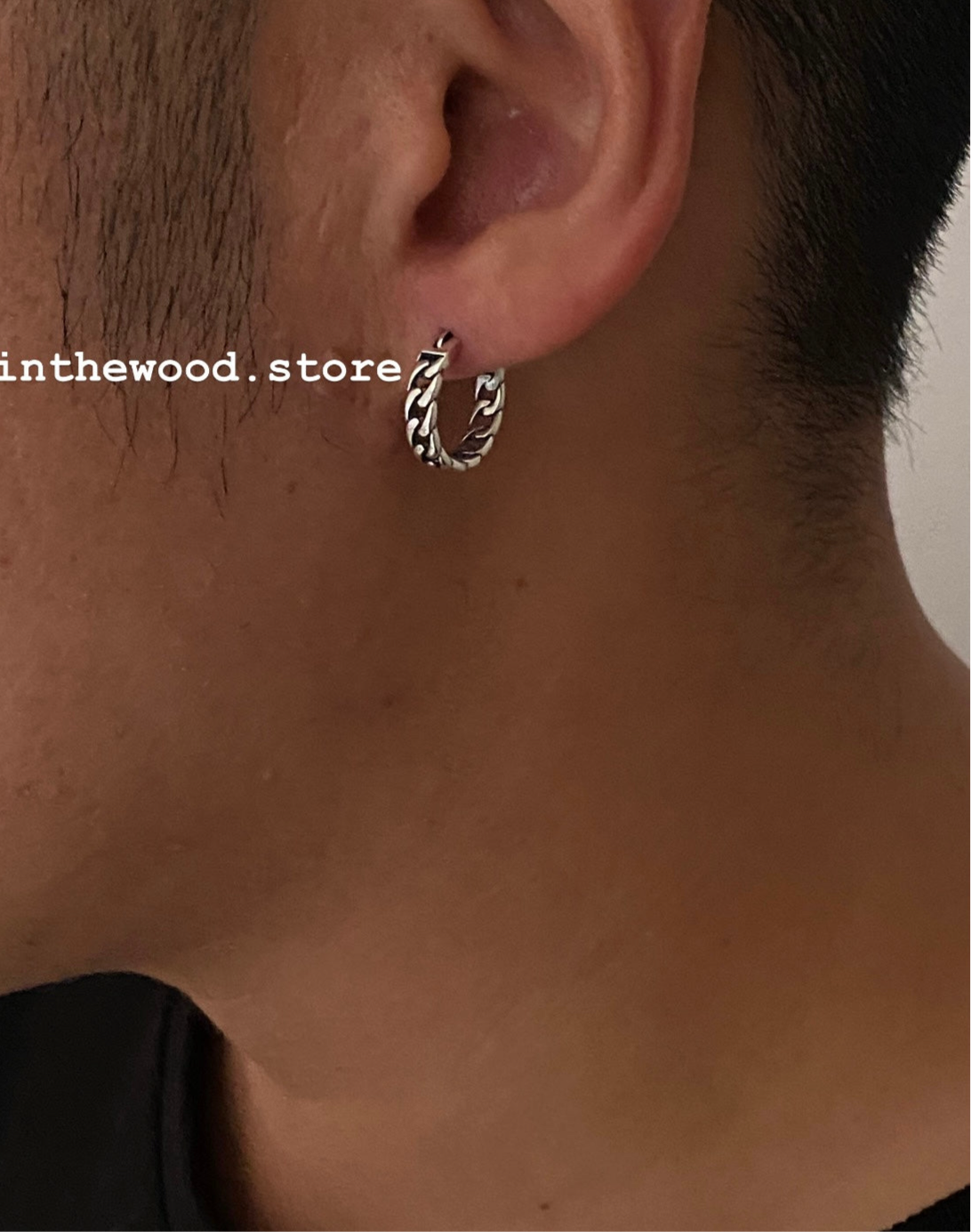[925silver] Vintage Chain Earrings