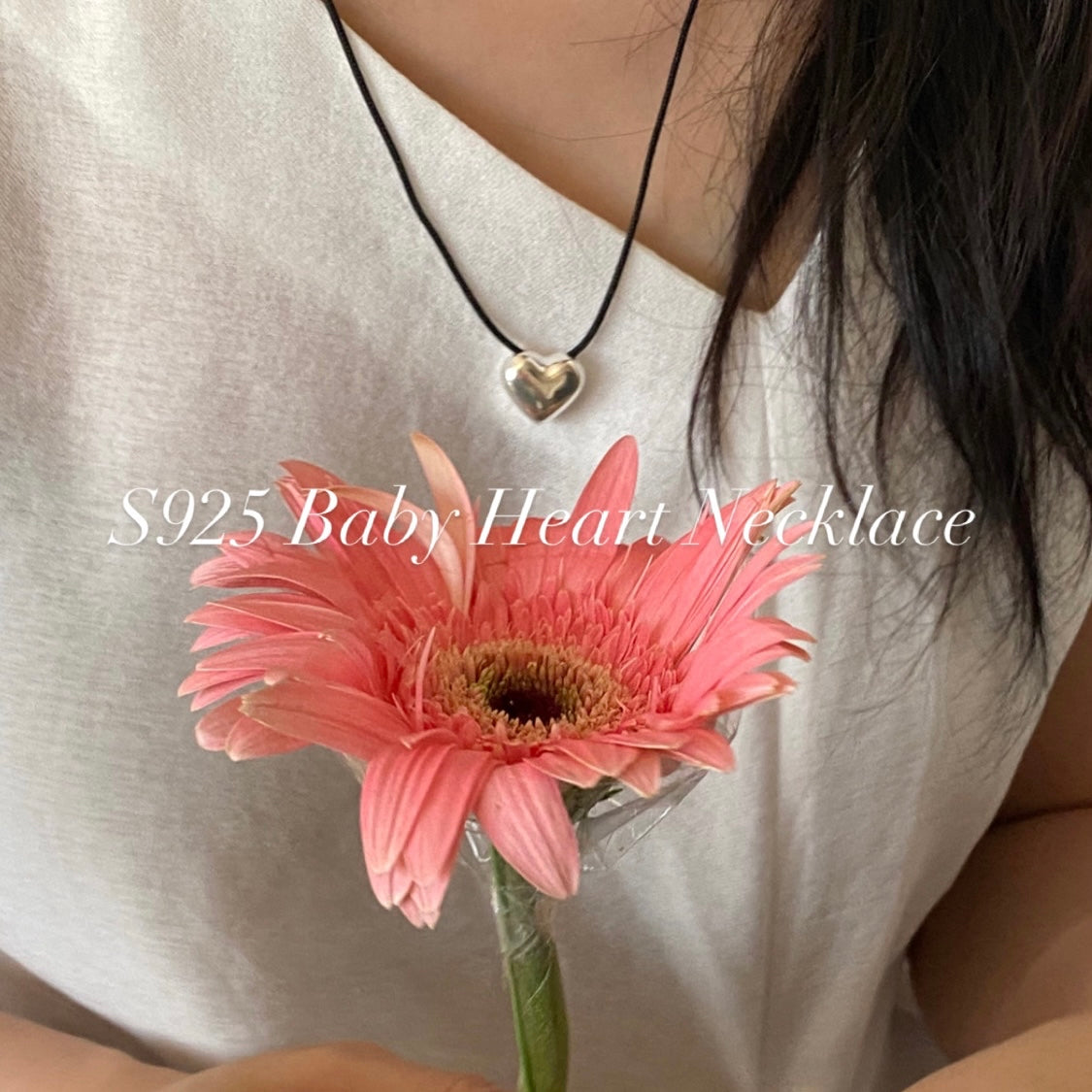 [925silver] Baby Heart Necklace