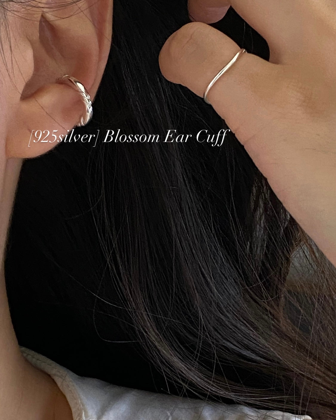 [925silver] Blossom Ear Cuff