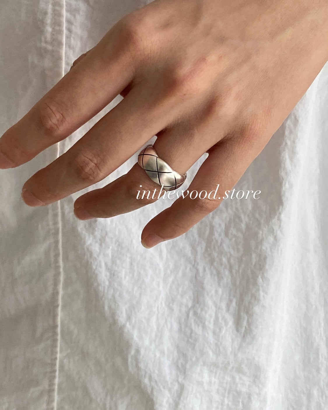 福利款🩷[925silver] Bold Lozenges Ring