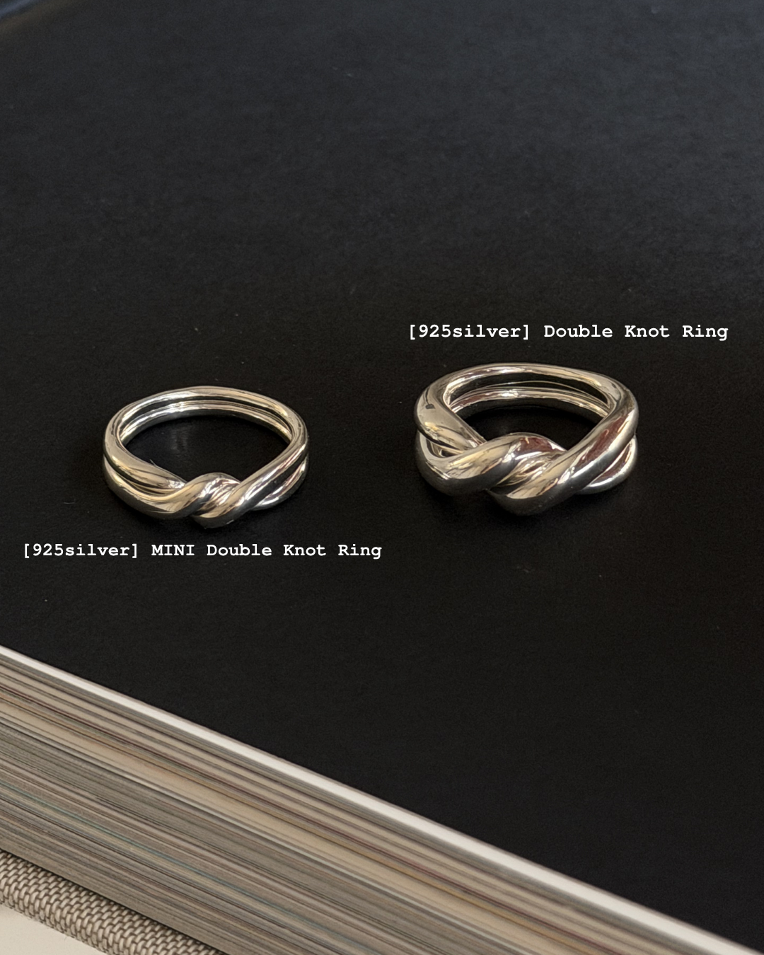 [925silver] MINI Double Knot Ring
