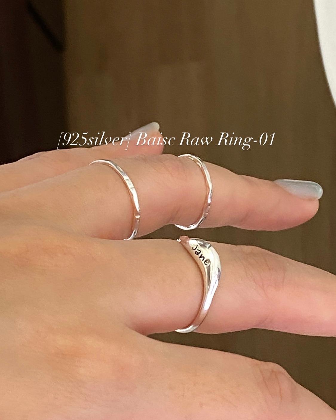 [925silver] MINI Rings SET